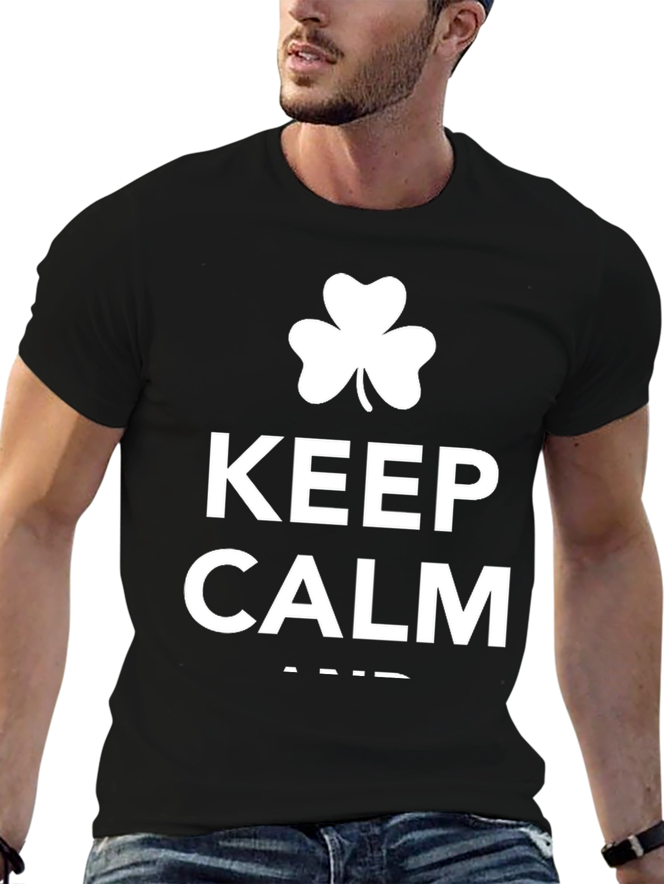 Keep Calm St. Patricks Day Graphic T-Shirt