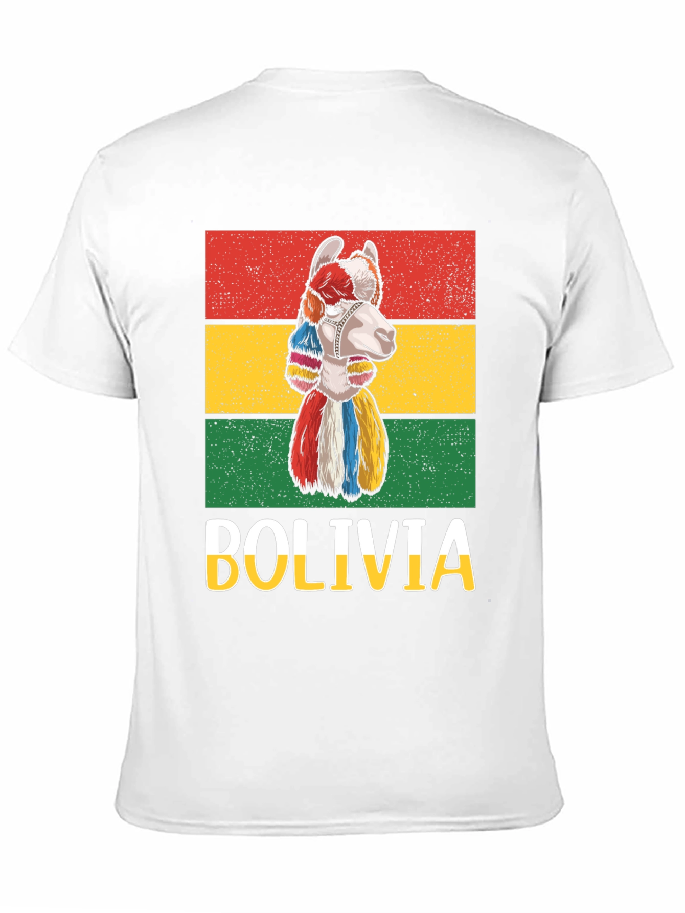 Bolivia Llama Graphic Tee - Unique Travel Shirt