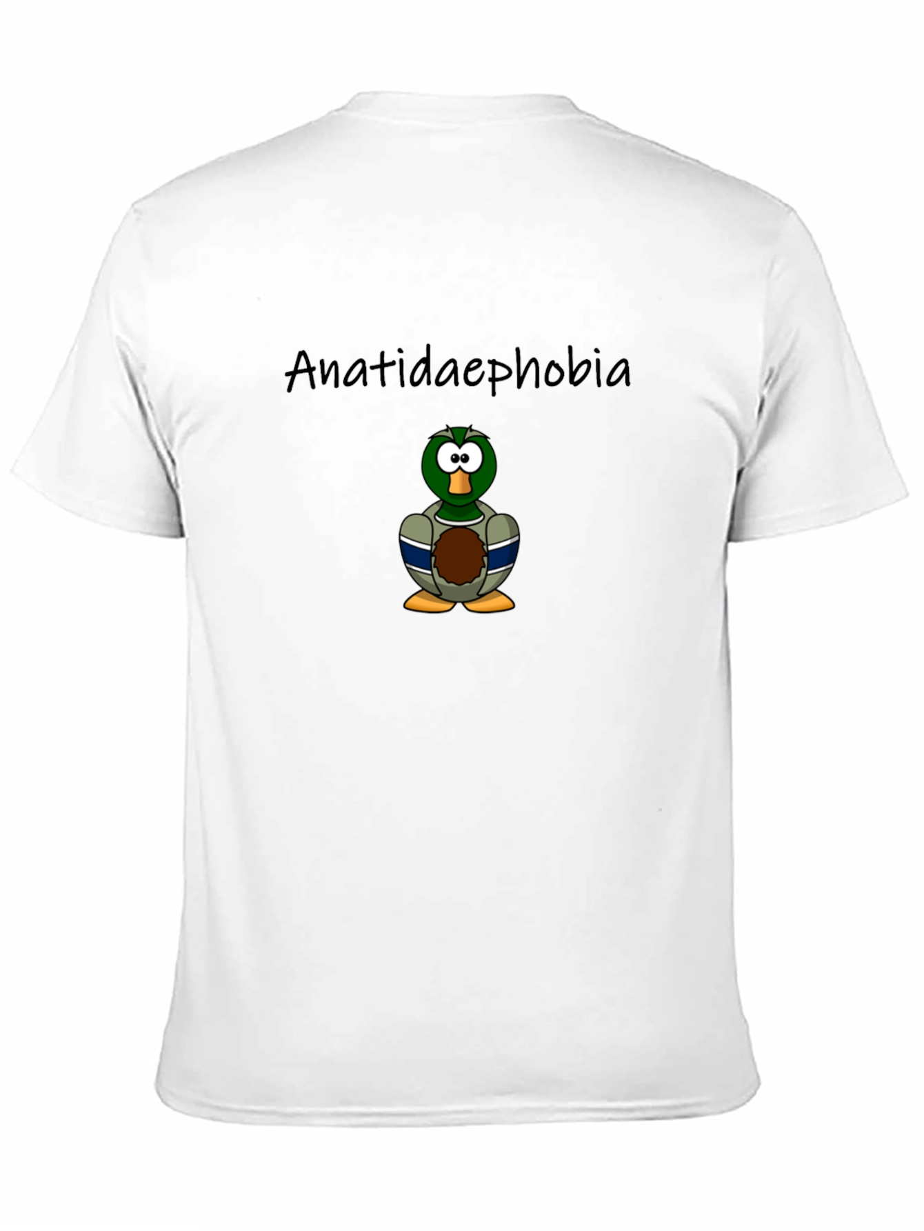 Anatidaephobia Duck Cartoon T-Shirt