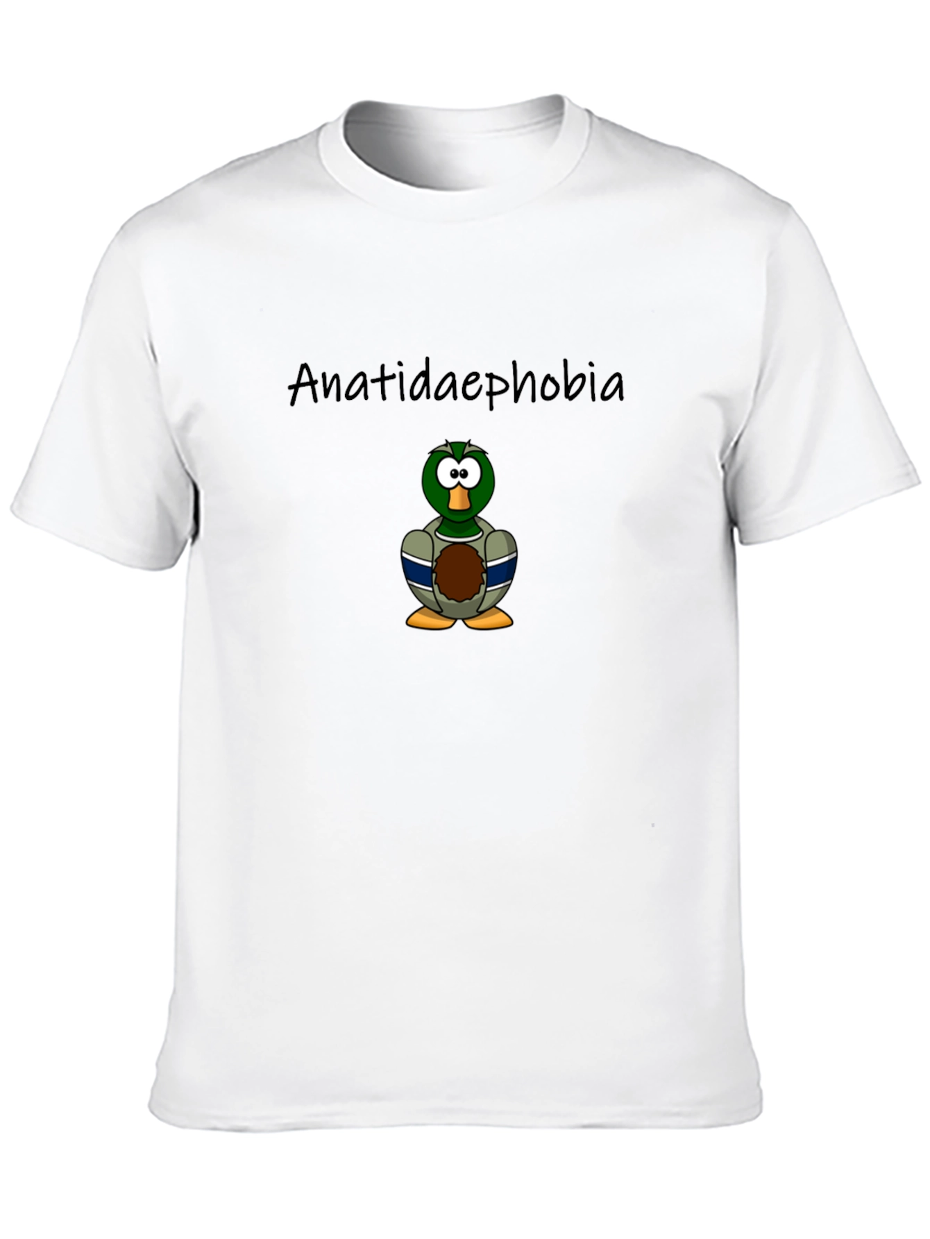 Anatidaephobia Duck Cartoon T-Shirt