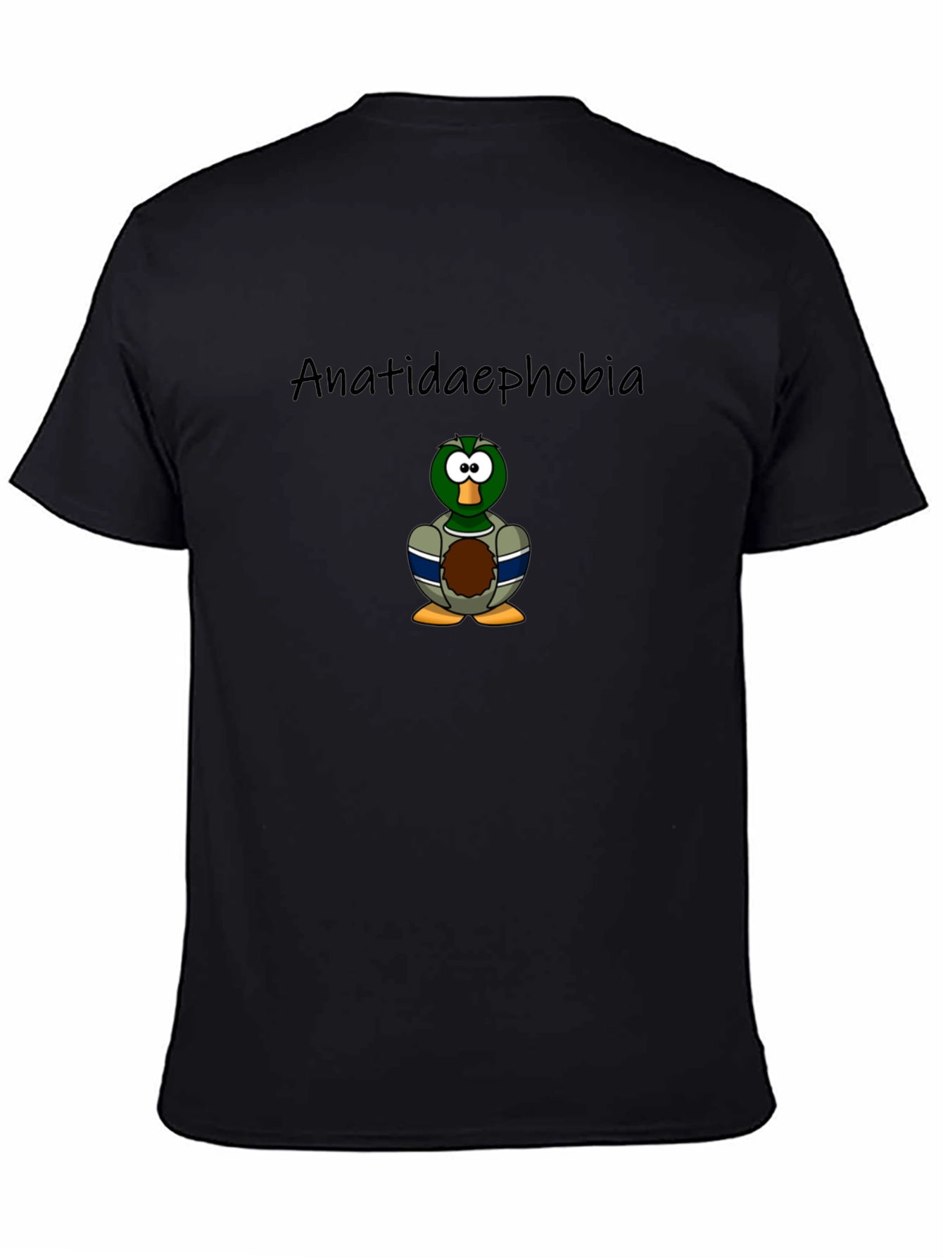 Anatidaephobia Duck Cartoon T-Shirt
