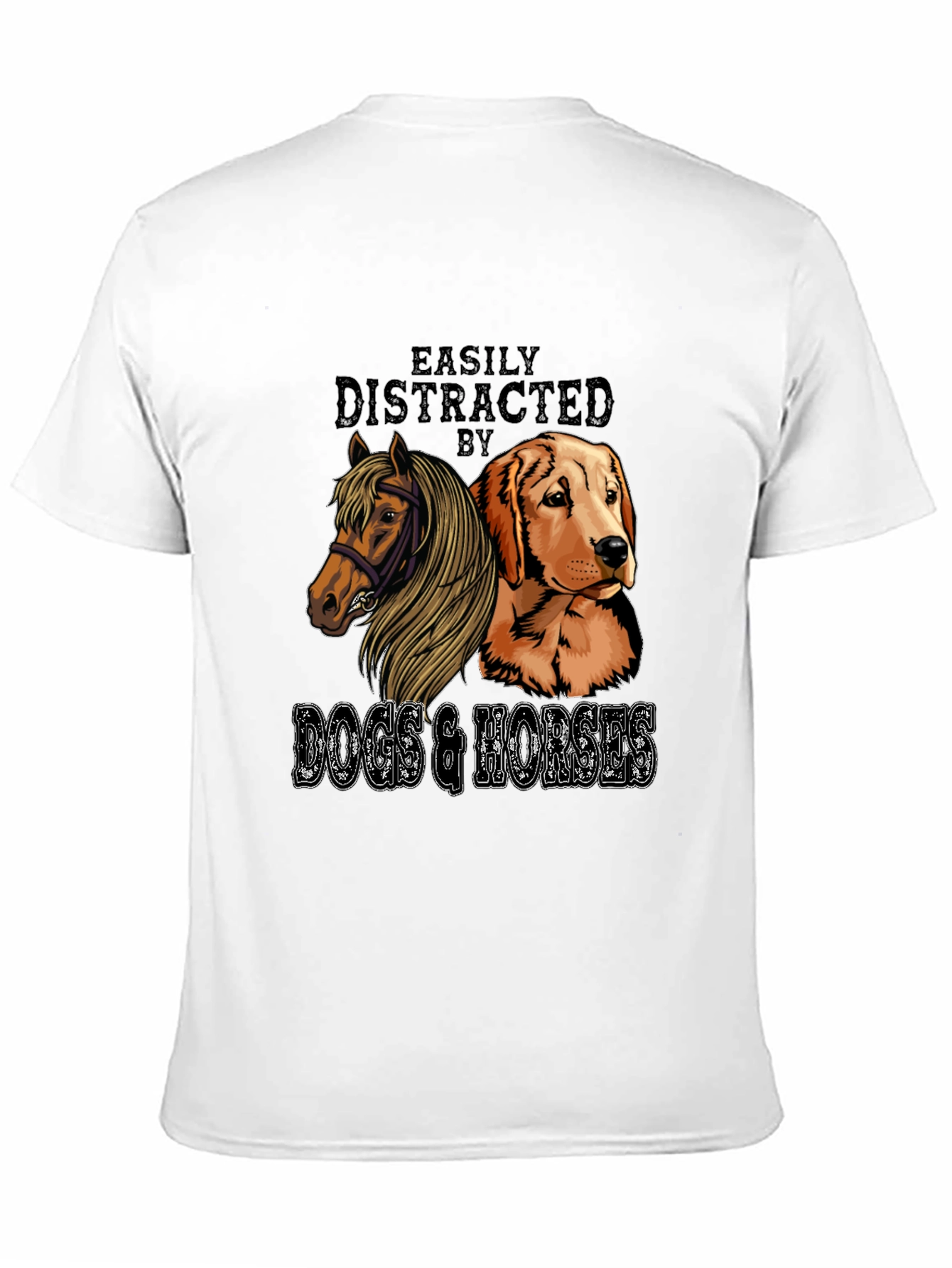 Easily Distracted by Dogs & Horses Tee