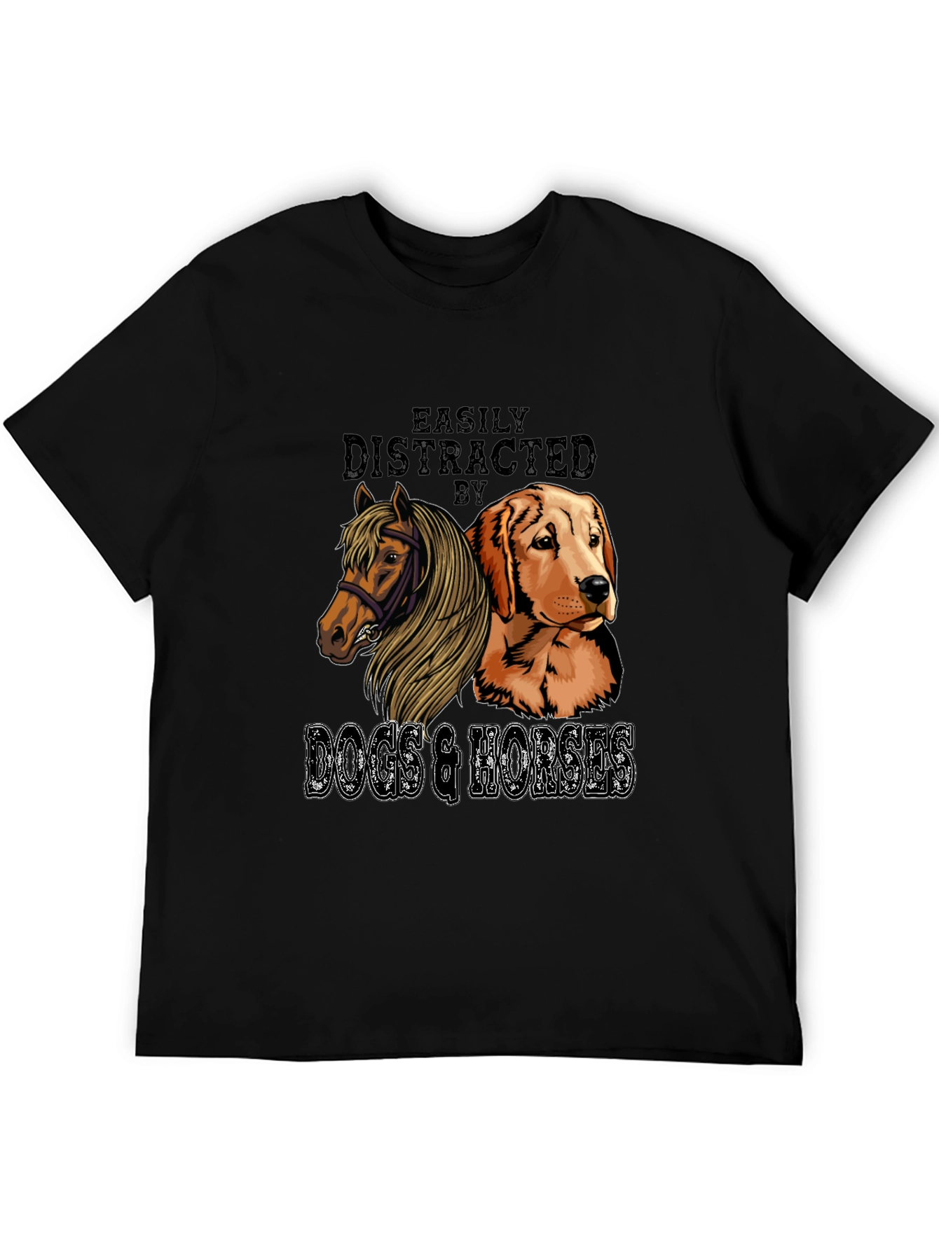Easily Distracted by Dogs & Horses Tee