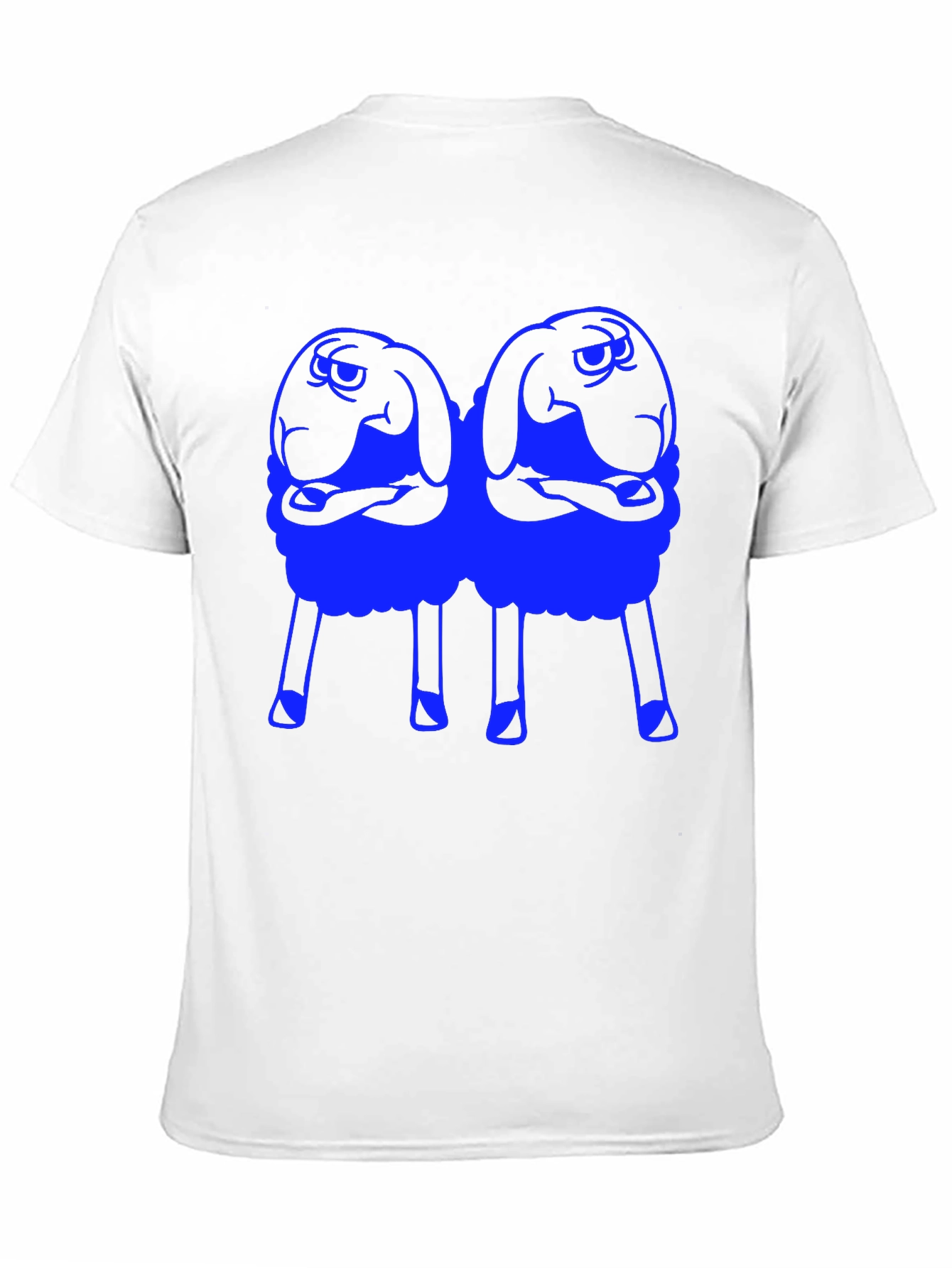 Two Sheep Black T-Shirt