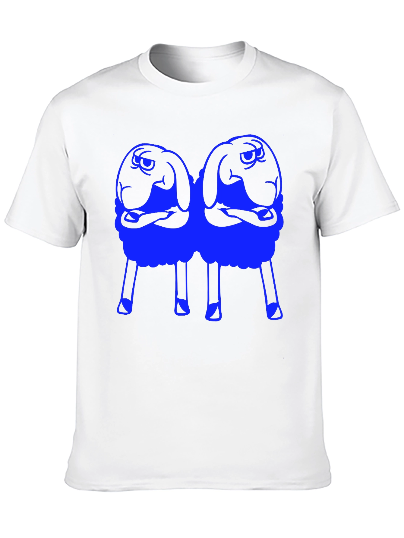Two Sheep Black T-Shirt