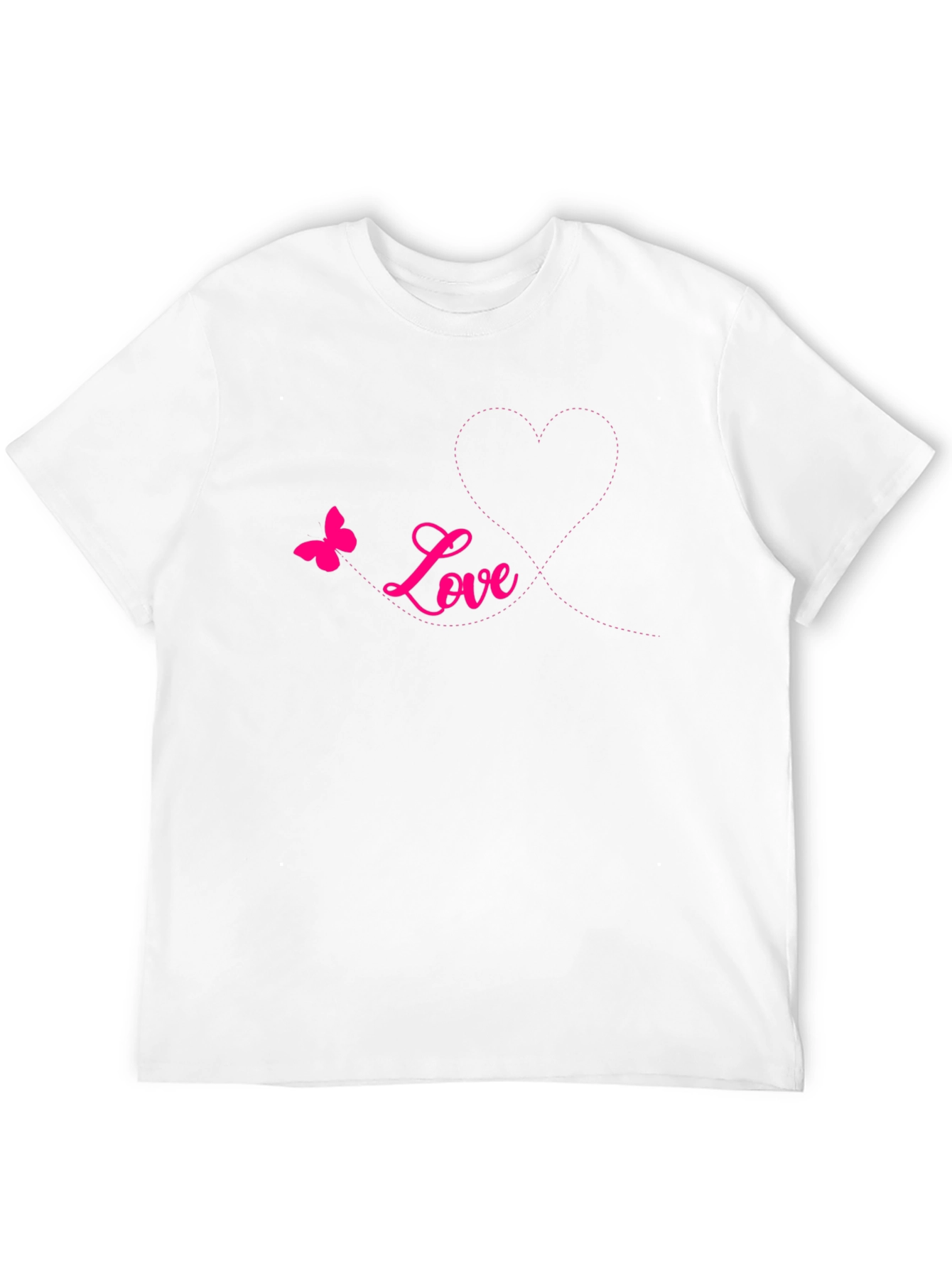 Love Butterfly Black T-Shirt