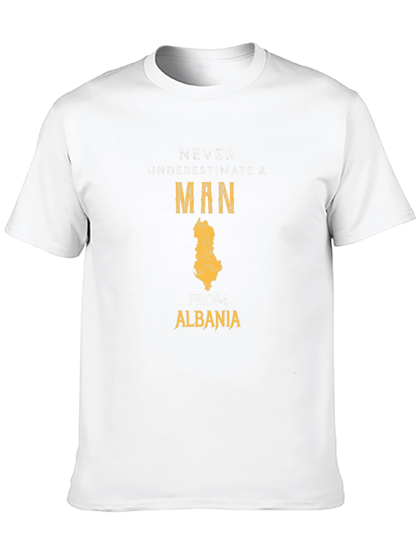Never Underestimate Albania Man T-Shirt