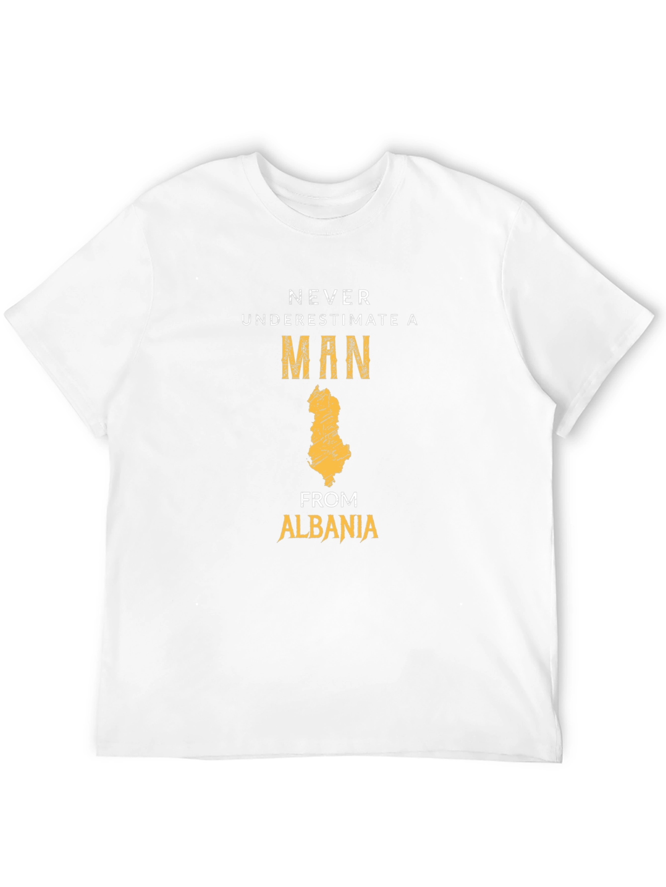 Never Underestimate Albania Man T-Shirt