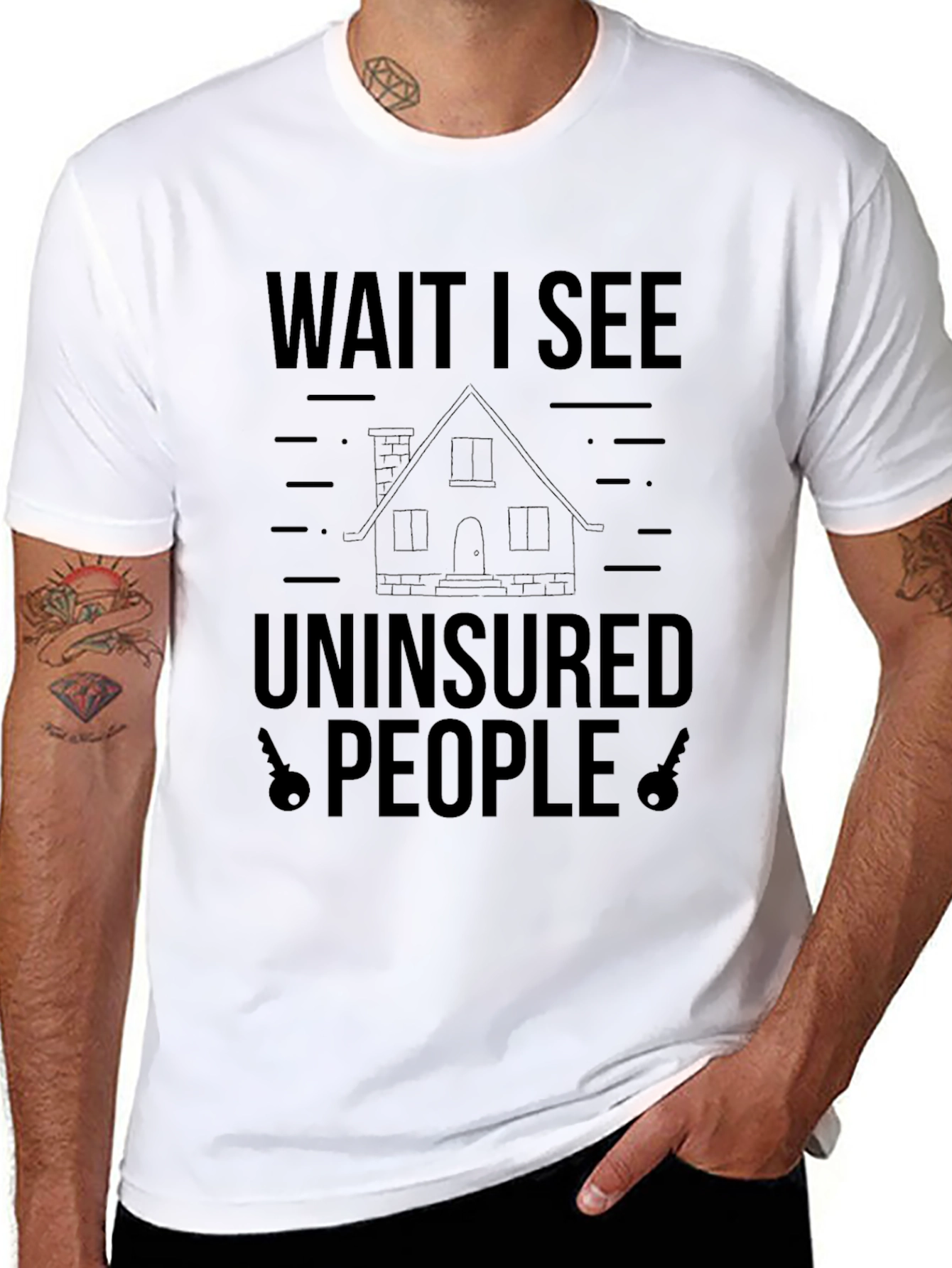 Wait I See Uninsured People T-Shirt