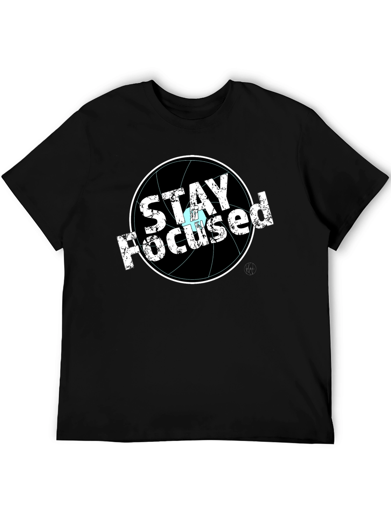 Stay Focused Graphic T-Shirt - Black