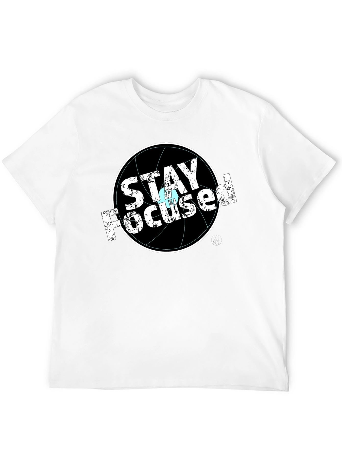 Stay Focused Graphic T-Shirt - Black
