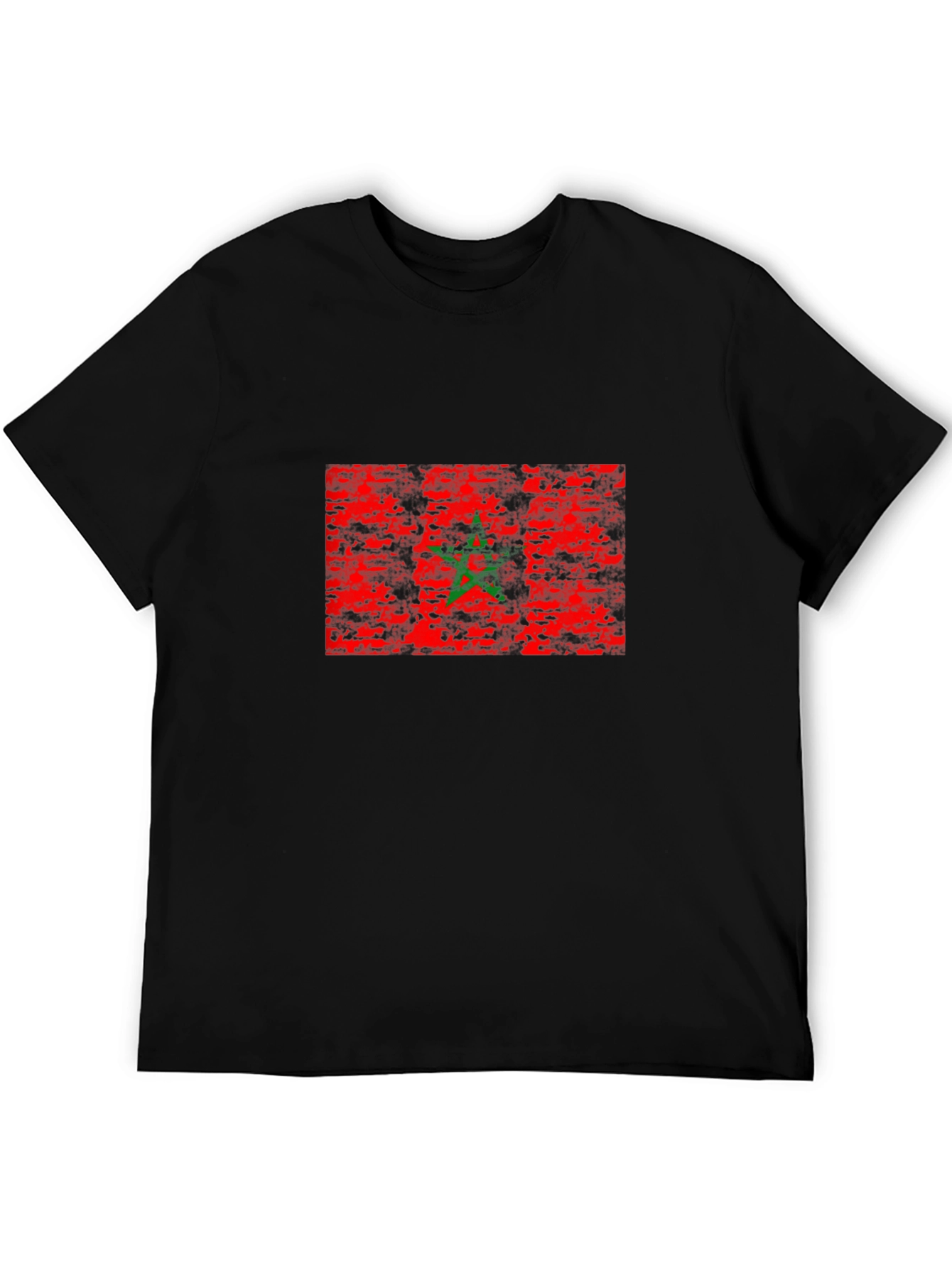 Moroccan Flag Graphic T-Shirt