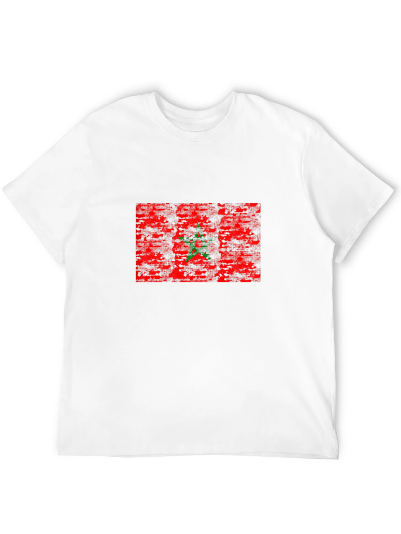 Moroccan Flag Graphic T-Shirt