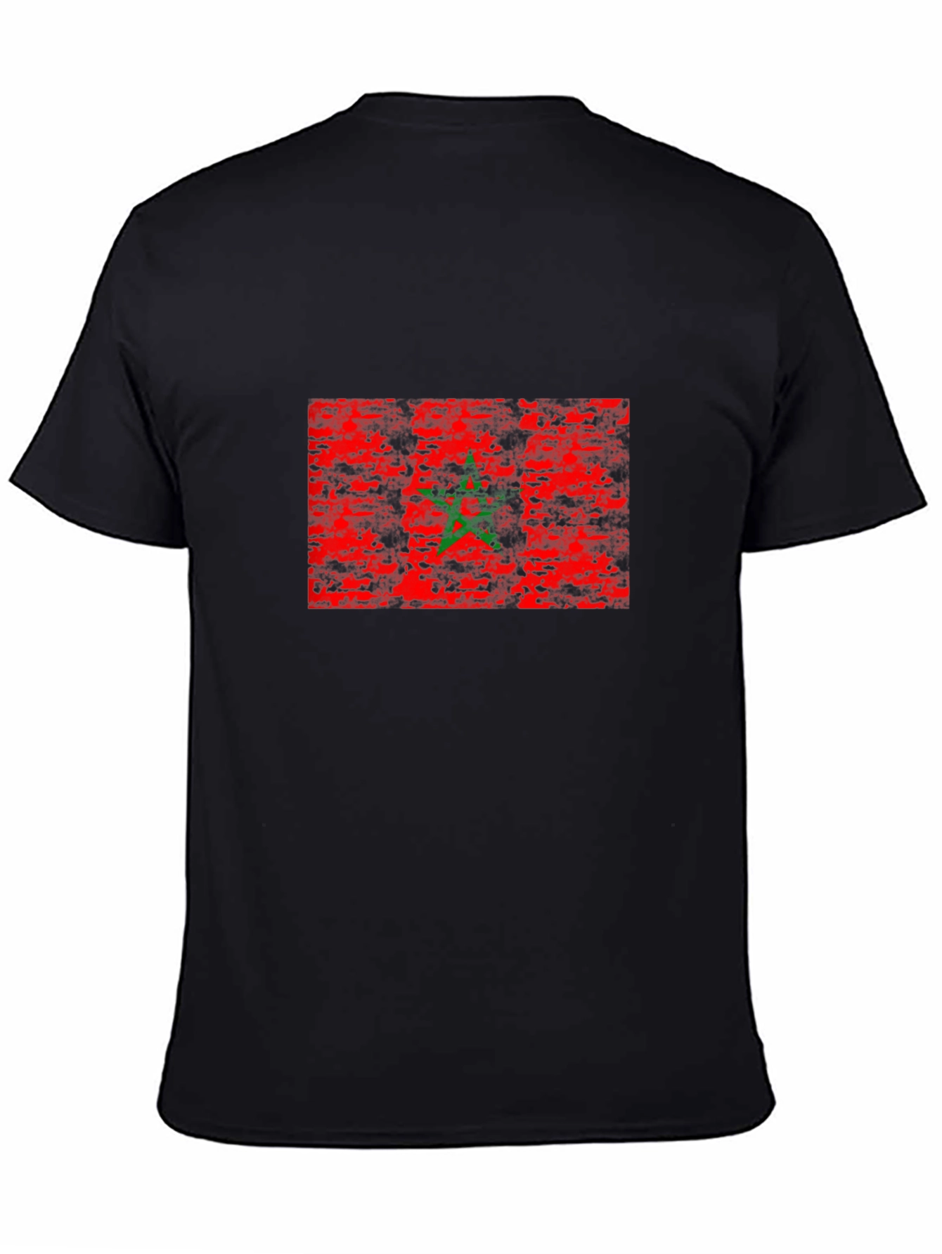 Moroccan Flag Graphic T-Shirt