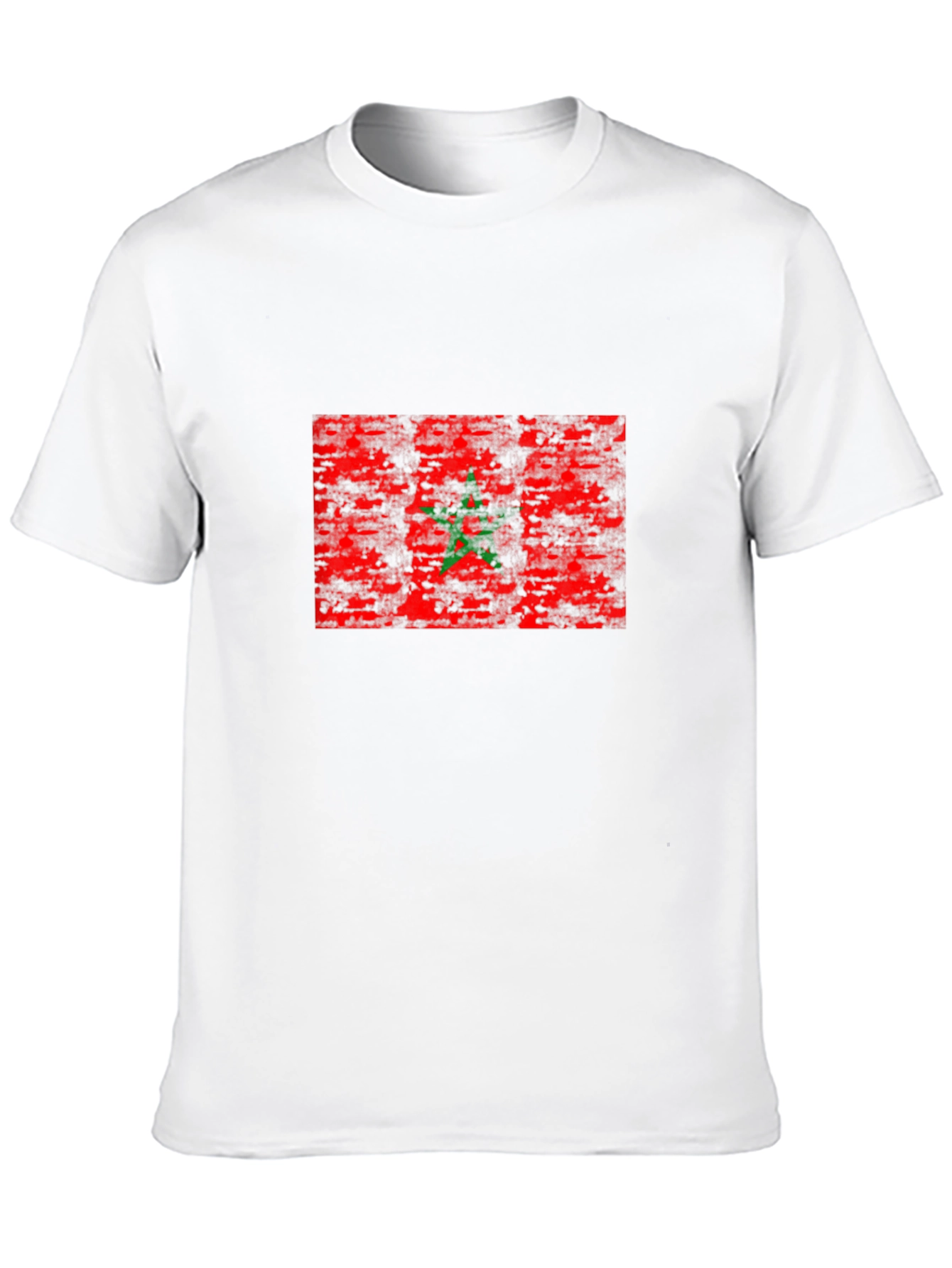 Moroccan Flag Graphic T-Shirt