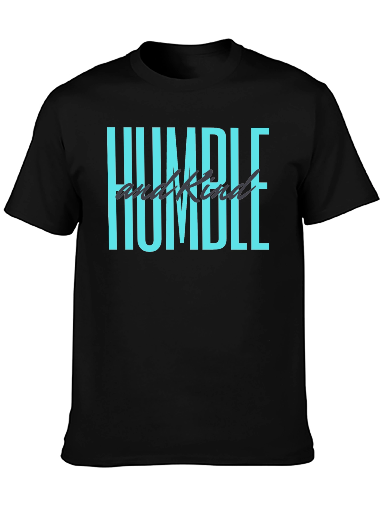 Humble & Kind Graphic Tee - Black Casual Shirt