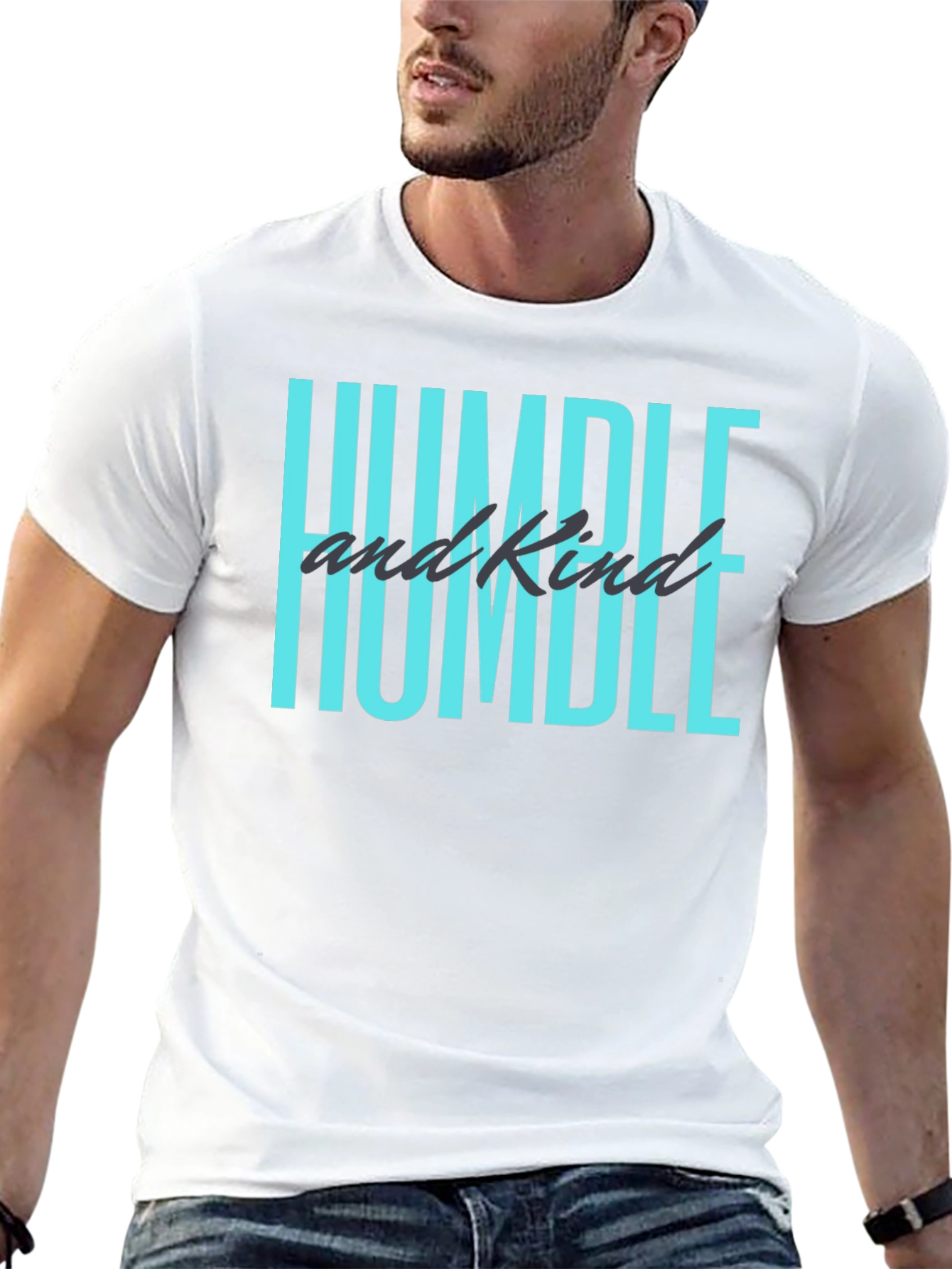 Humble & Kind Graphic Tee - Black Casual Shirt