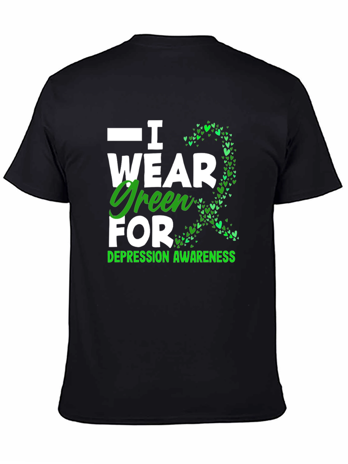 I Wear Green for Depression Awareness T-Shirt