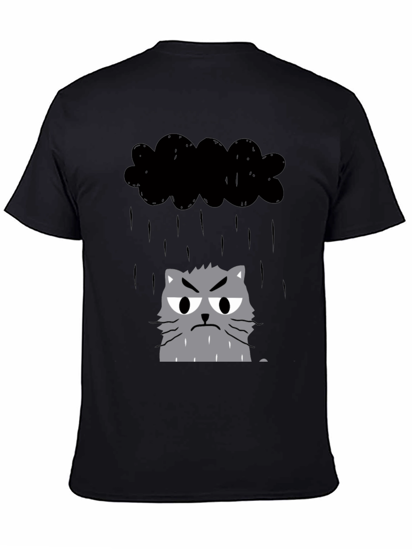 Grumpy Cat in Raincloud Graphic Tee