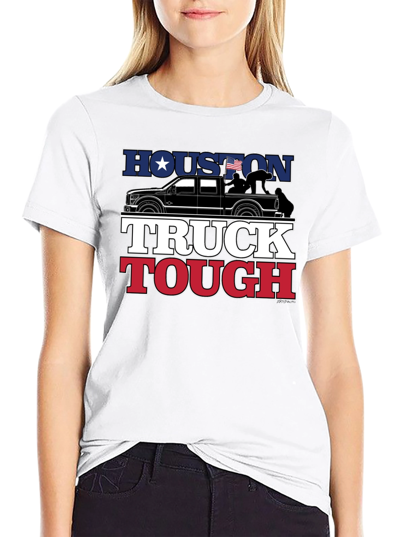 Houston Truck Tough Graphic Tee