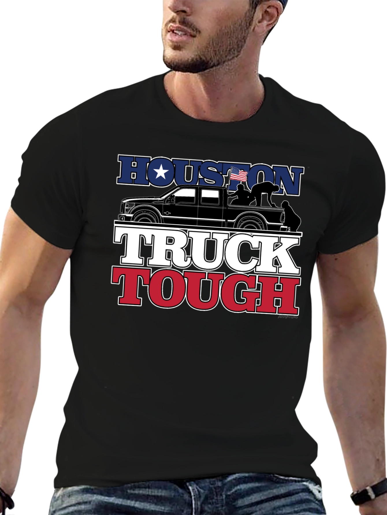 Houston Truck Tough Graphic Tee