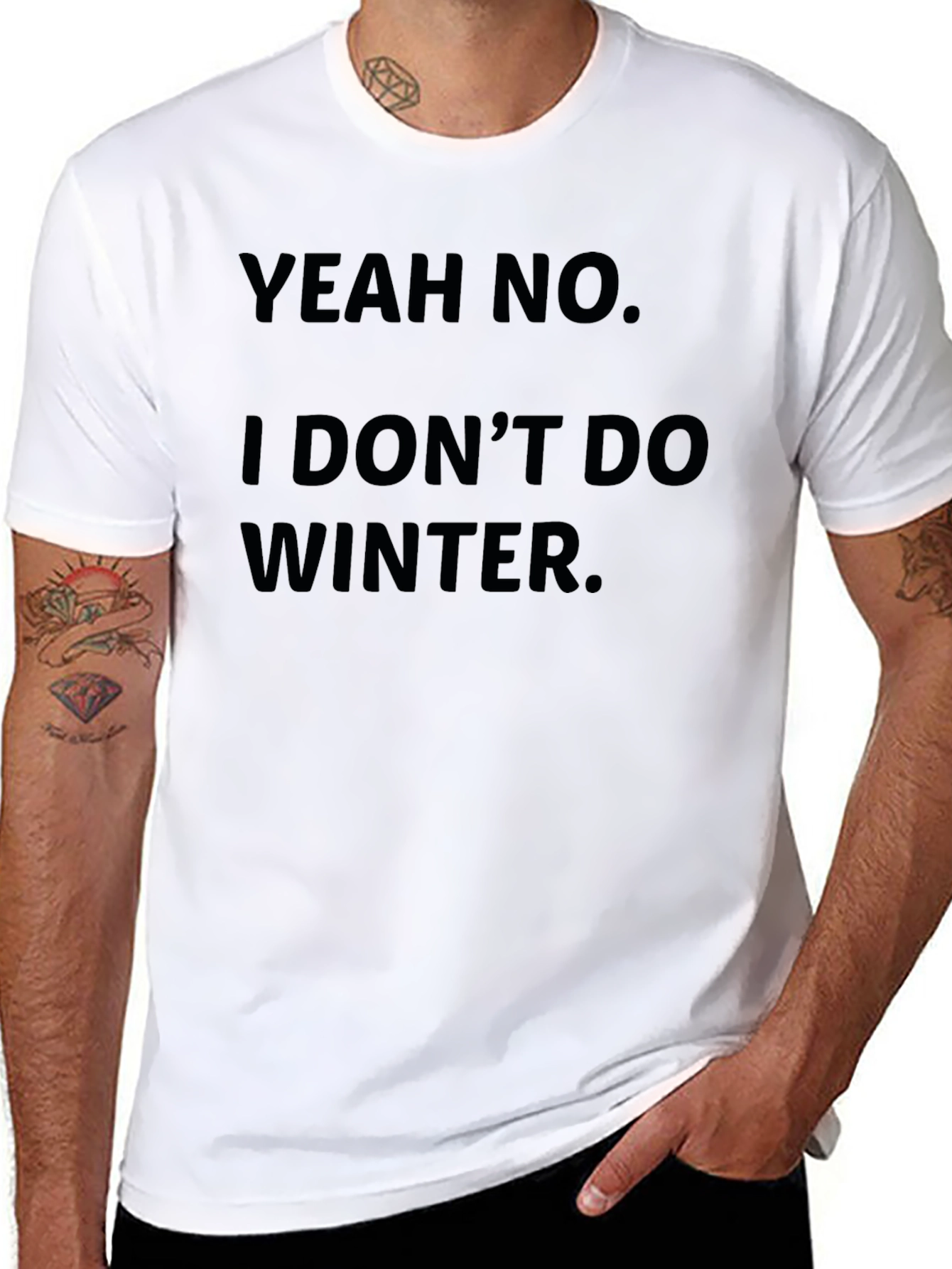 Yeah No I Dont Do Winter T-Shirt