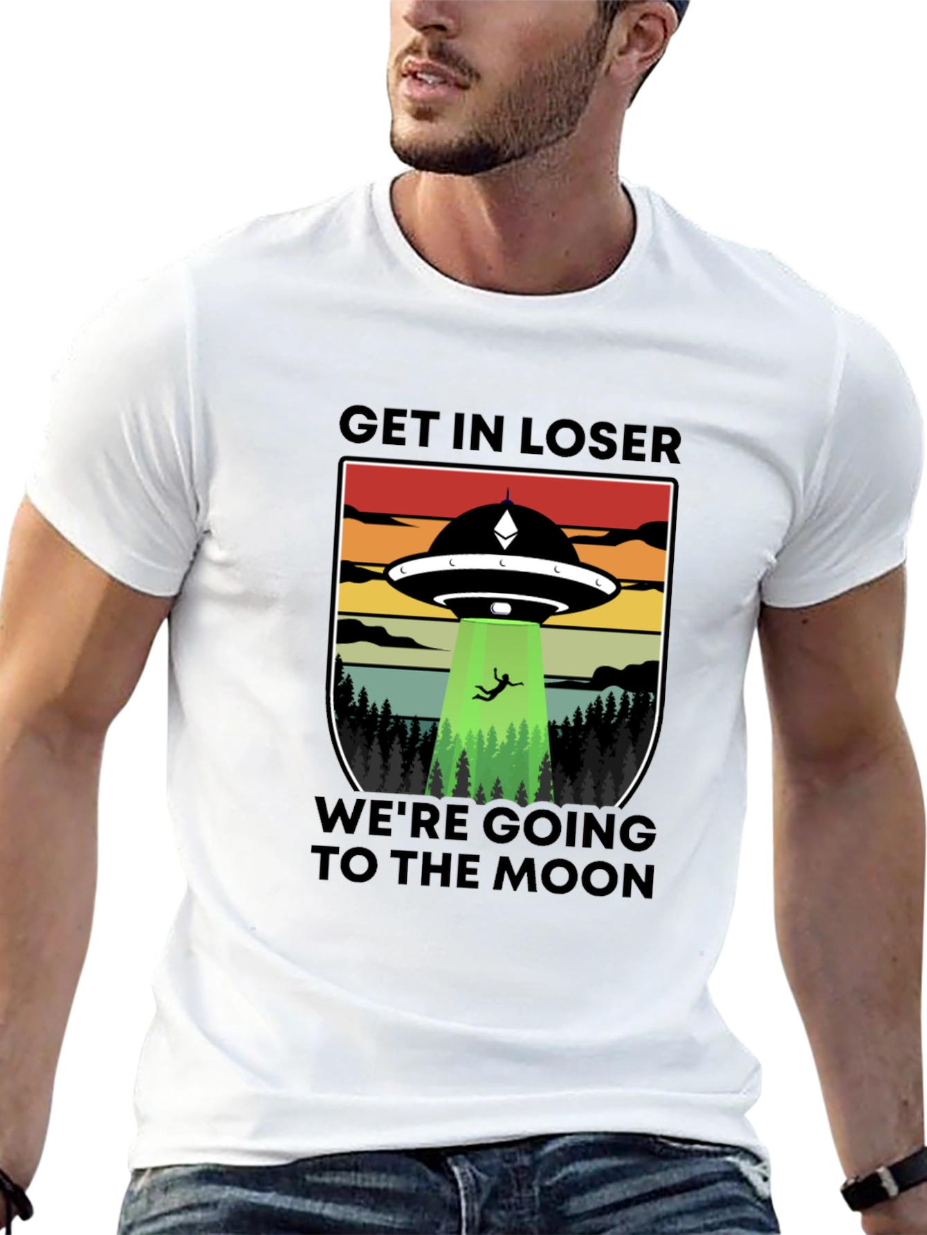 Get In Loser Were Going to the Moon T-Shirt
