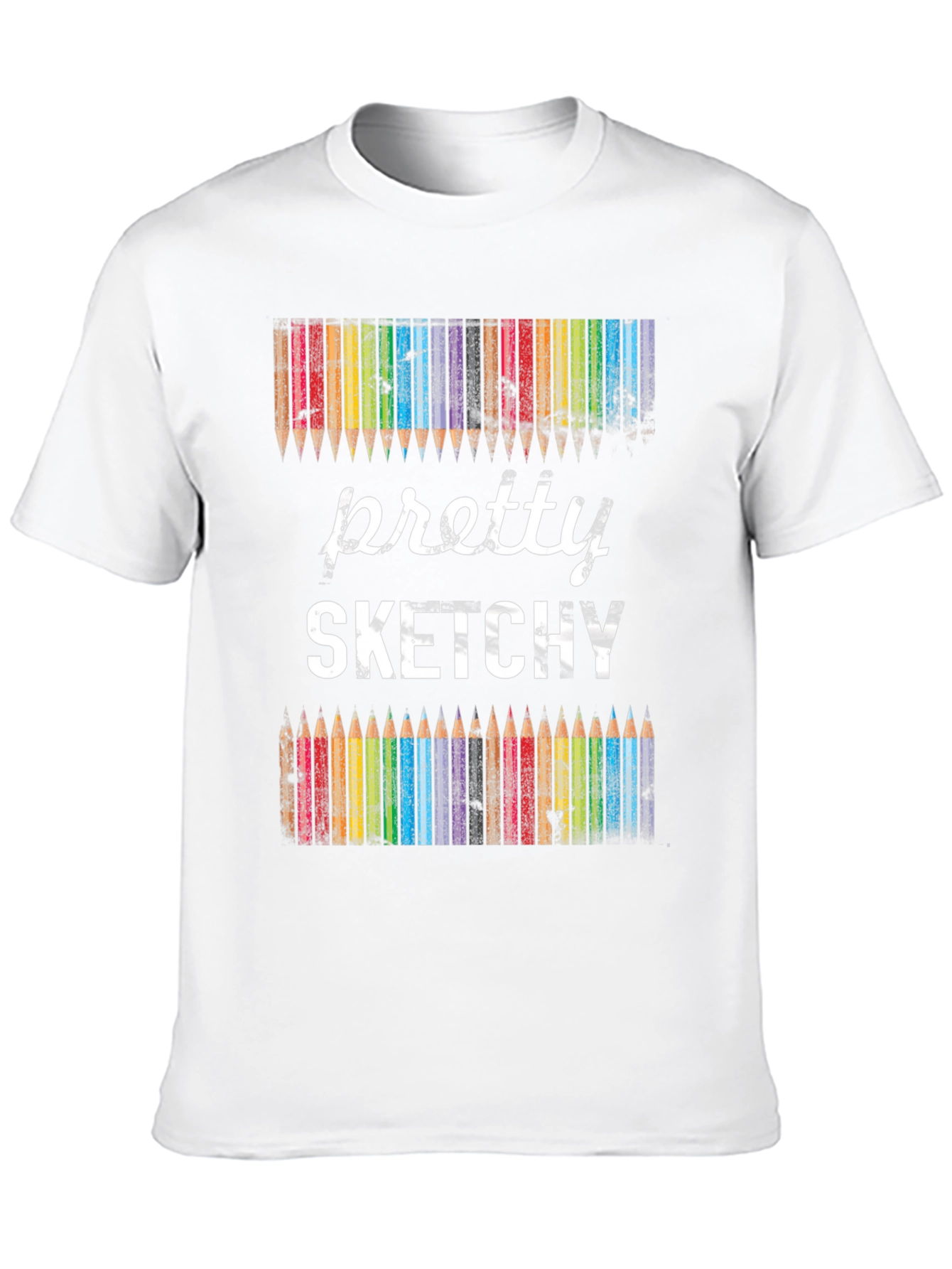 Pretty Sketchy Graphic Tee - Artist Humor T-Shirt