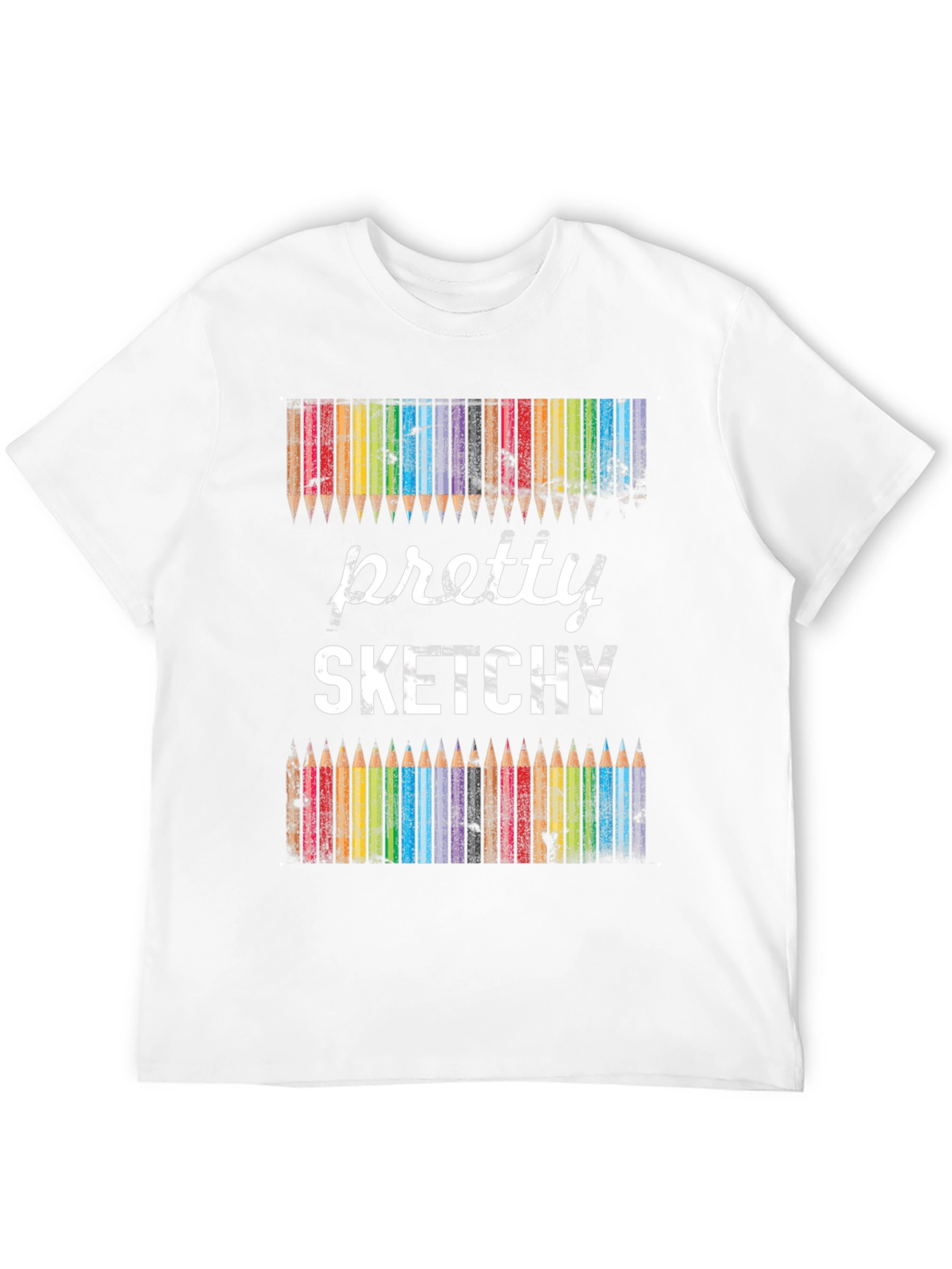 Pretty Sketchy Graphic Tee - Artist Humor T-Shirt