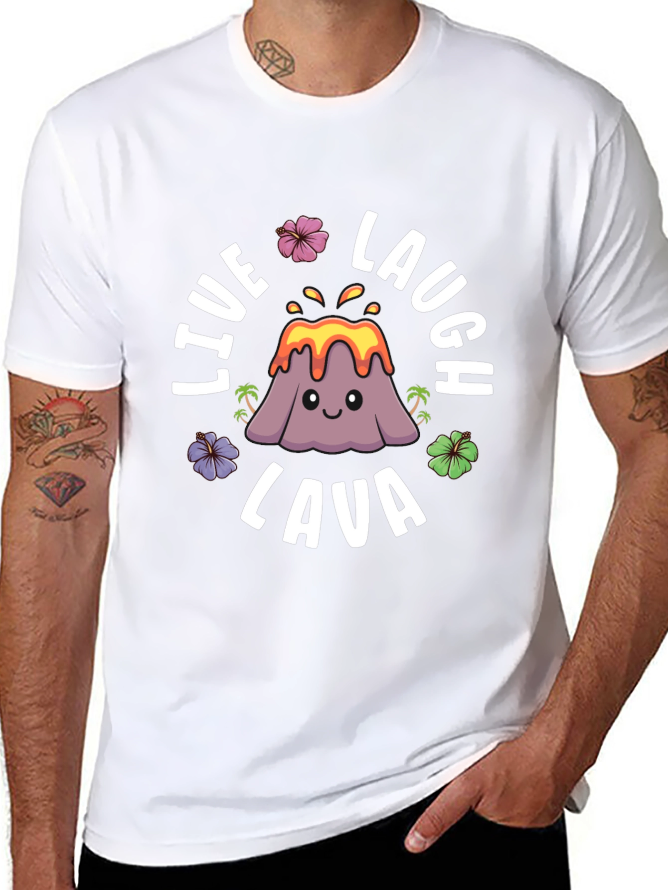 Live Laugh Lava Graphic T-Shirt
