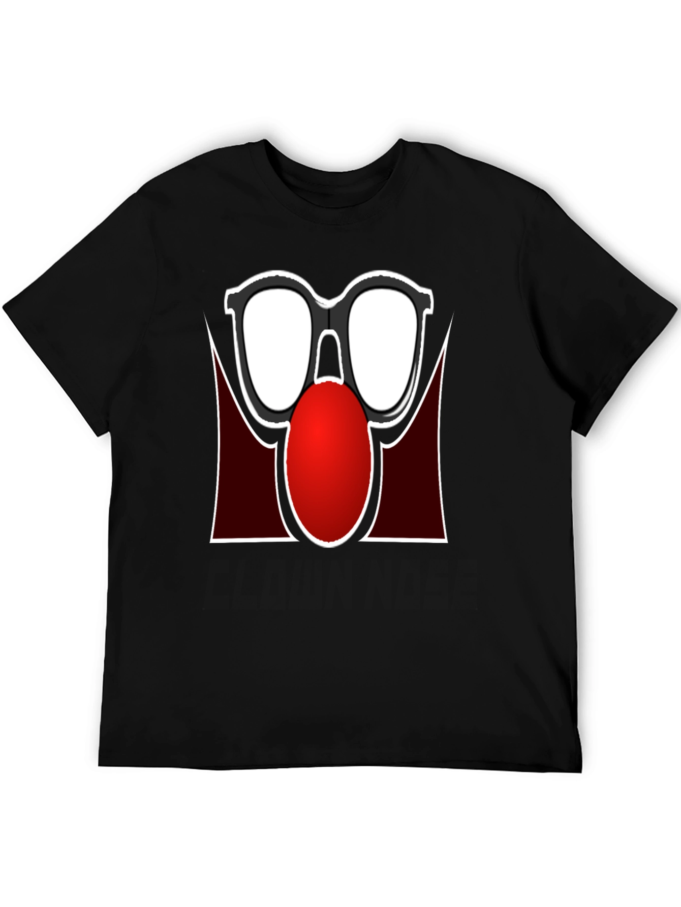 Funny Glasses Nose T-Shirt - Black Novelty Tee