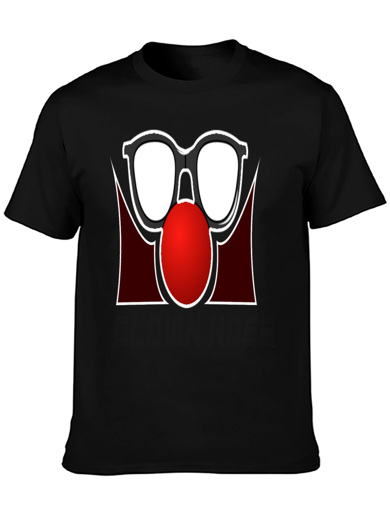 Funny Glasses Nose T-Shirt - Black Novelty Tee