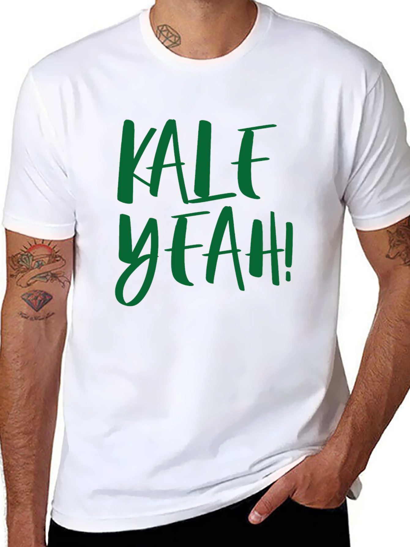 Kale Yeah! Graphic Tee - Trendy & Comfortable