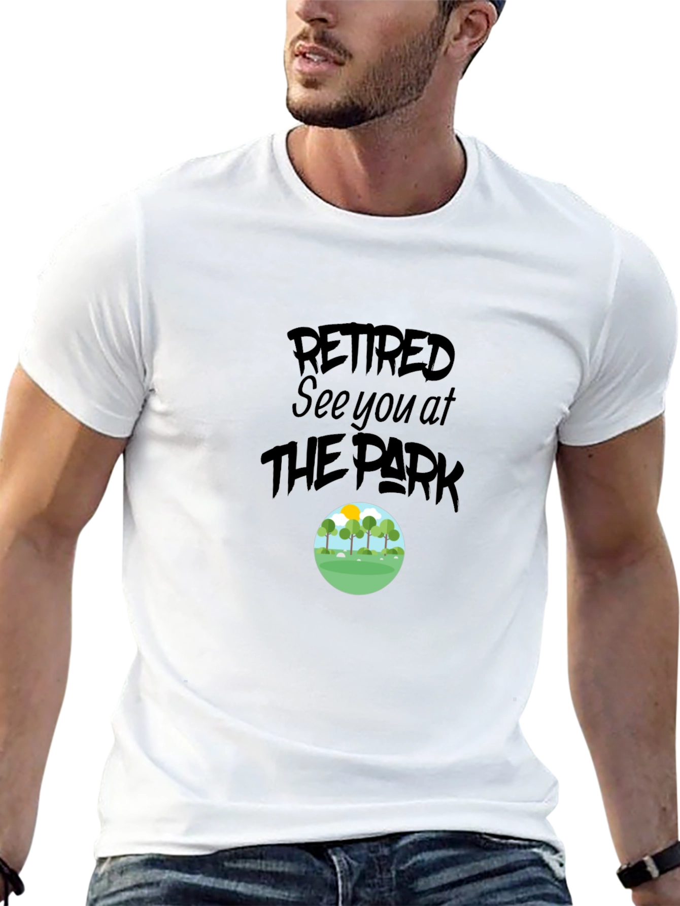 Retired See You At The Park Graphic Tee