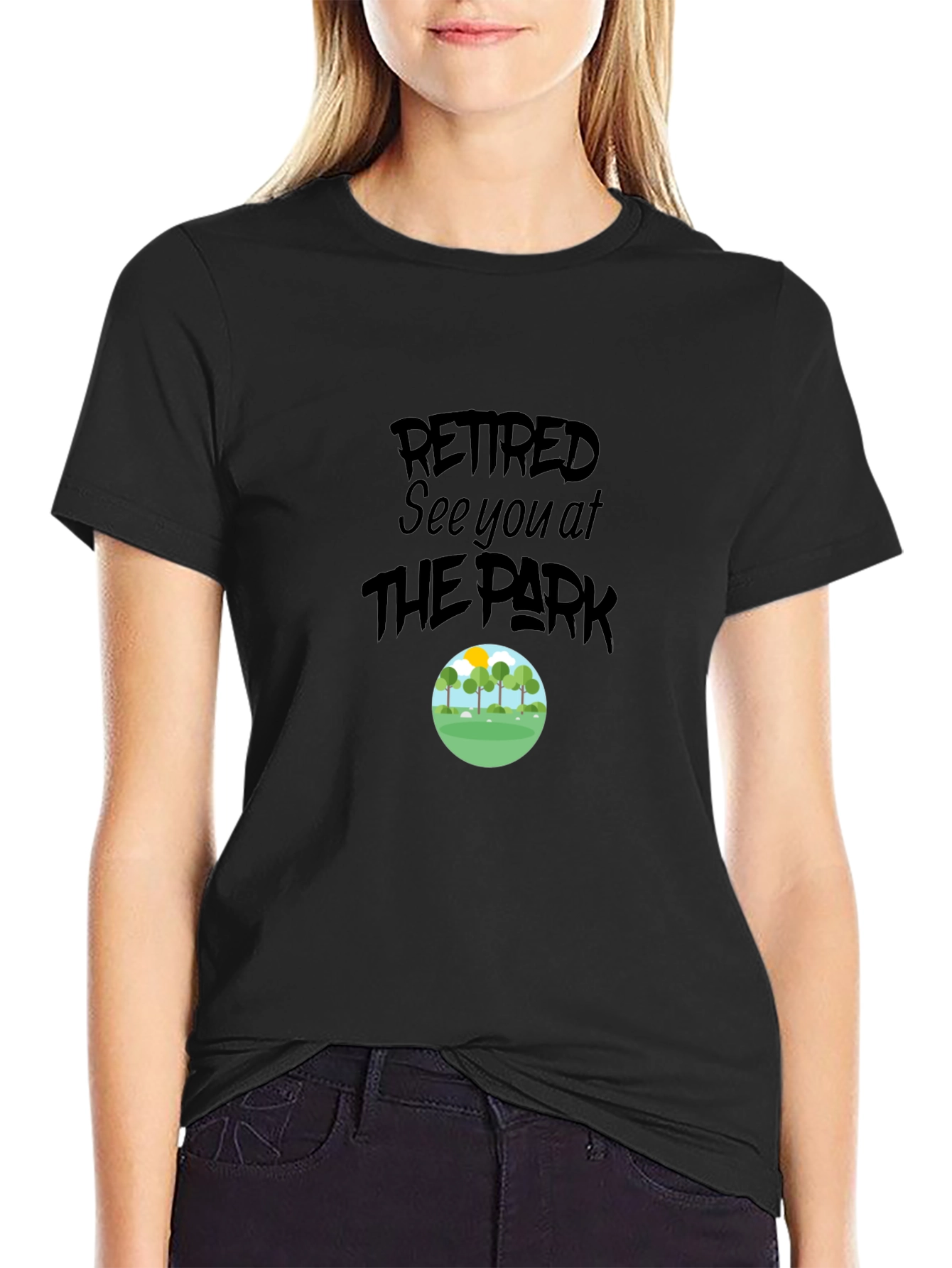 Retired See You At The Park Graphic Tee