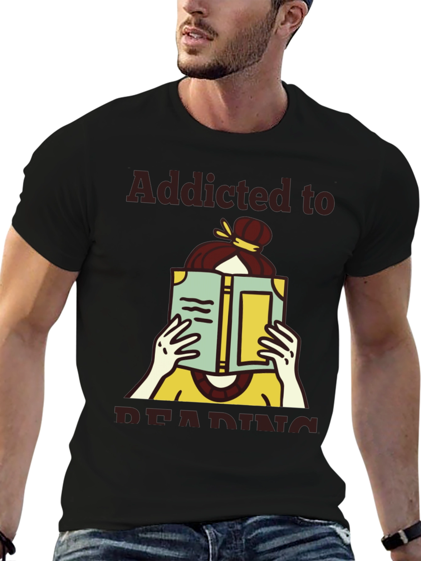 Addicted to Reading Graphic Tee