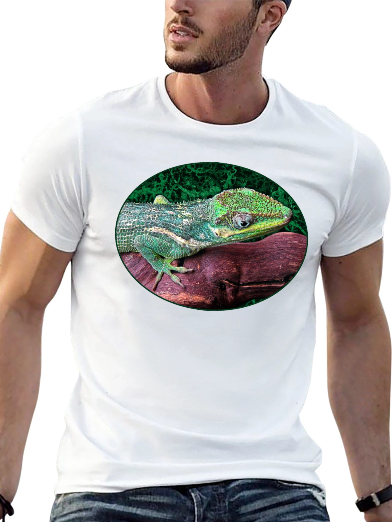 Lizard Graphic Tee - Cool Reptile Design