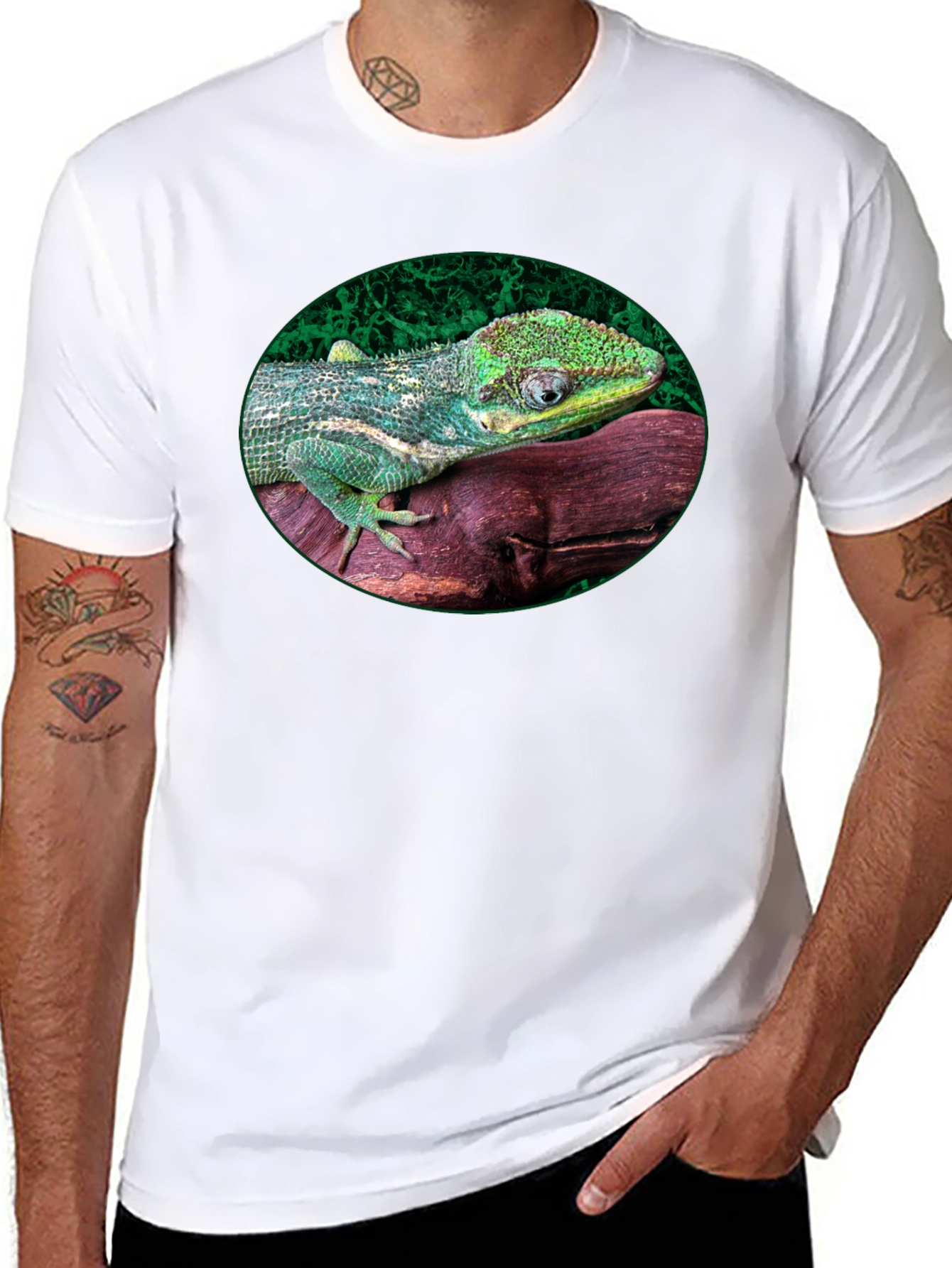 Lizard Graphic Tee - Cool Reptile Design