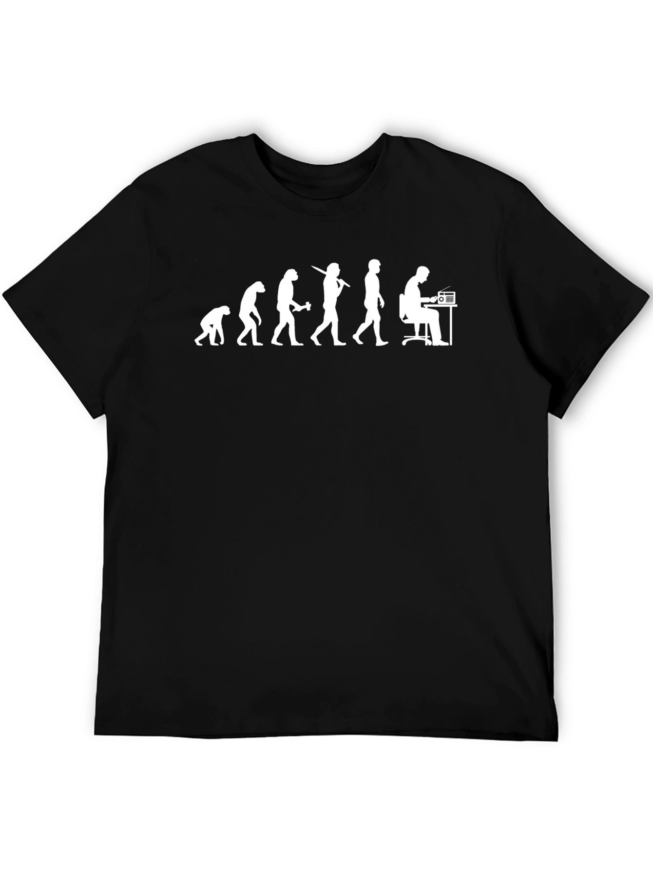 Evolution of Programmer Black T-Shirt