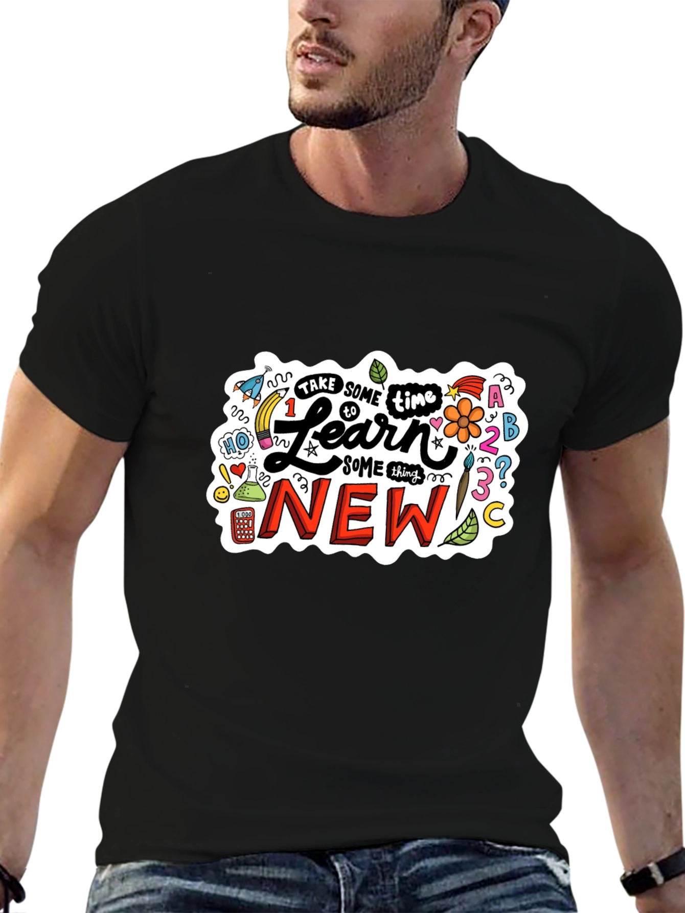 Learn Something New Graphic T-Shirt