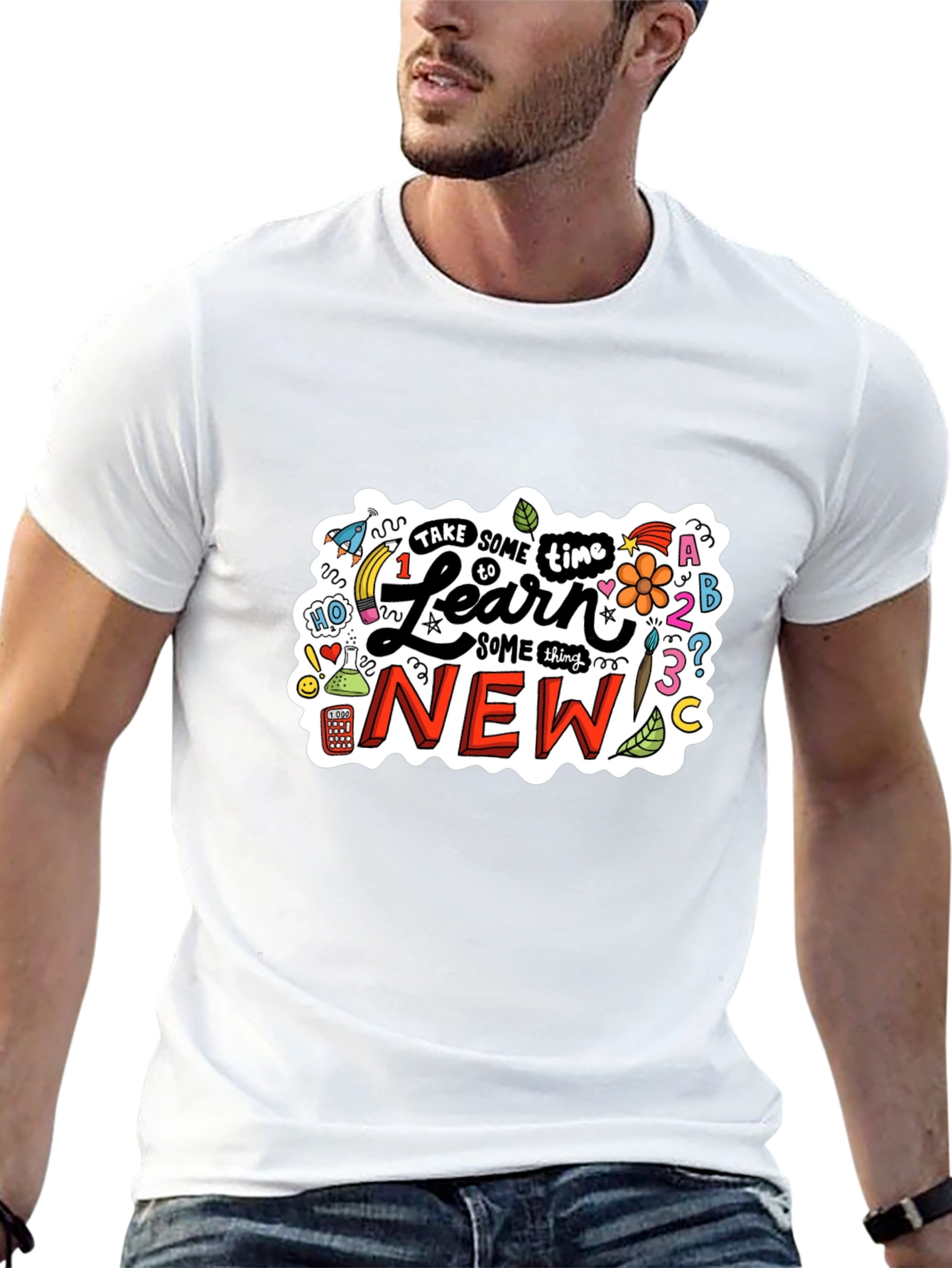 Learn Something New Graphic T-Shirt