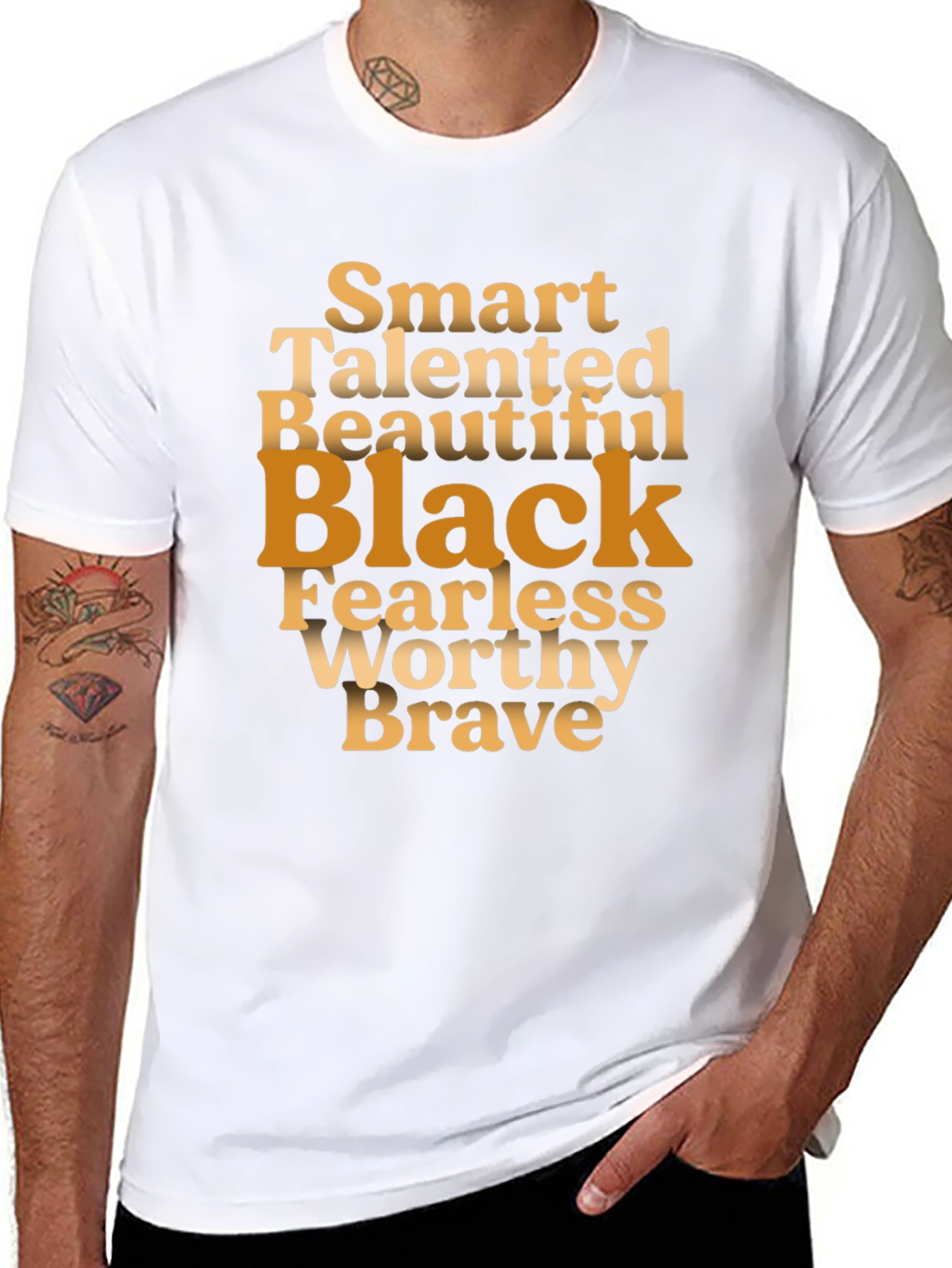 Smart Talented Beautiful Black T-Shirt