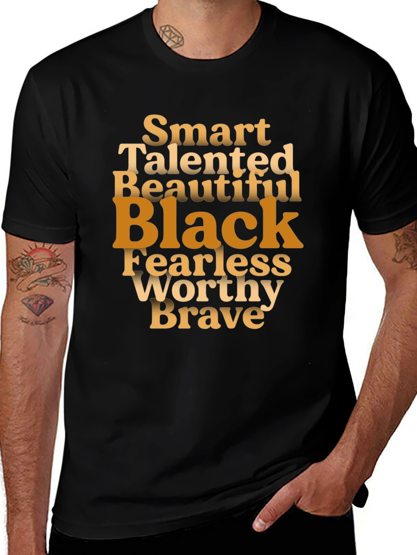 Smart Talented Beautiful Black T-Shirt
