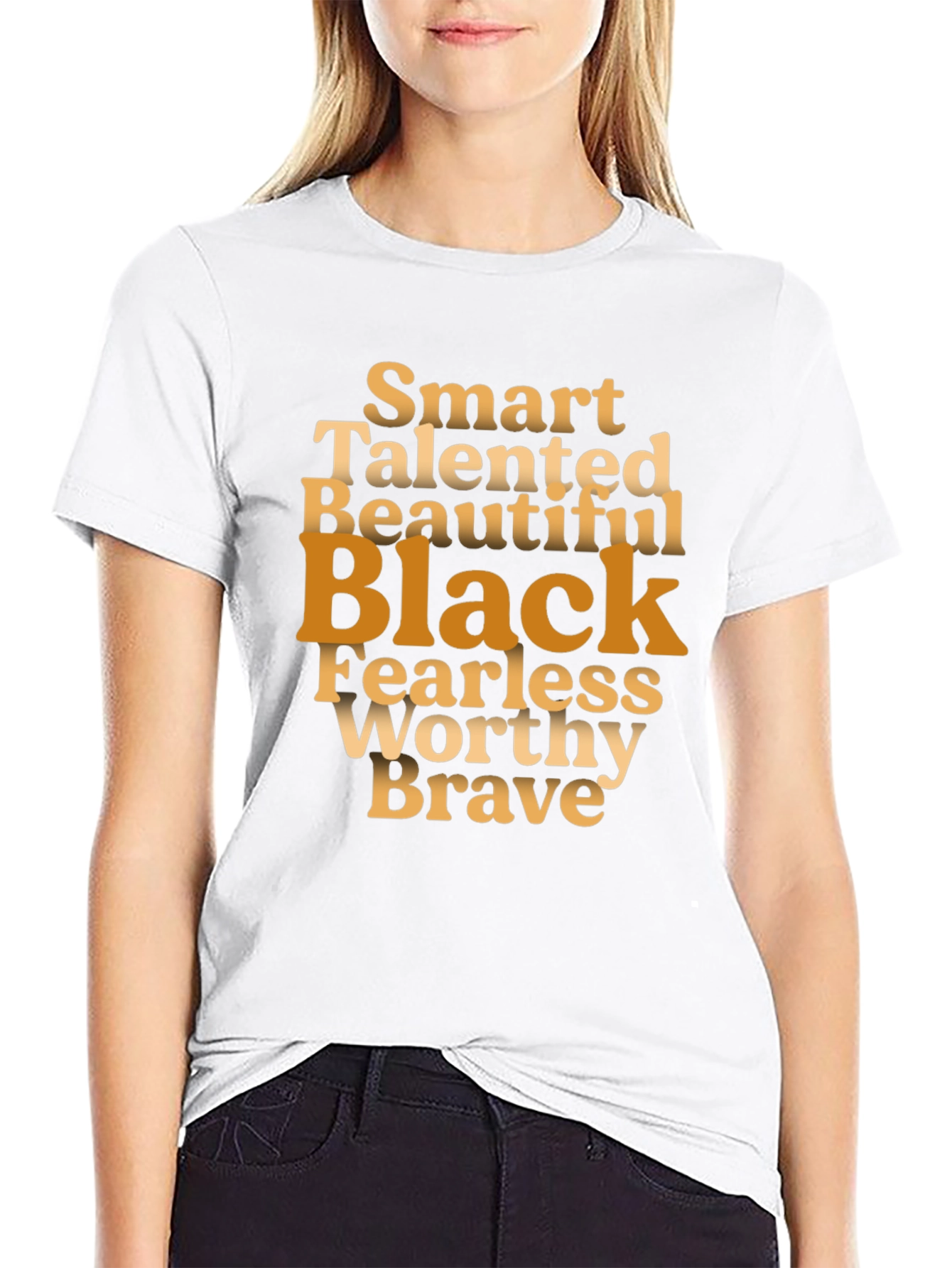 Smart Talented Beautiful Black T-Shirt