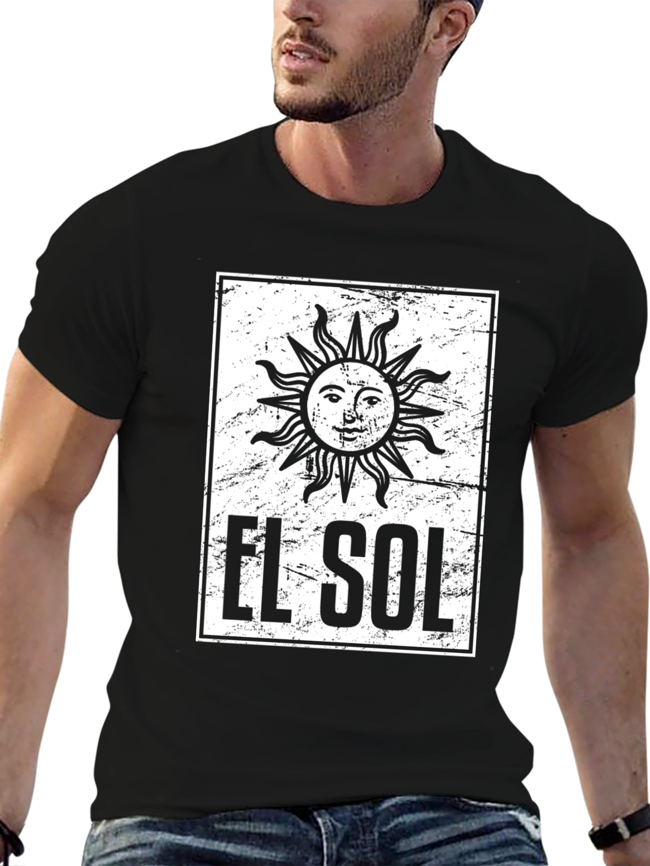 El Sol Graphic Tee -  Stylish Sun Design Shirt