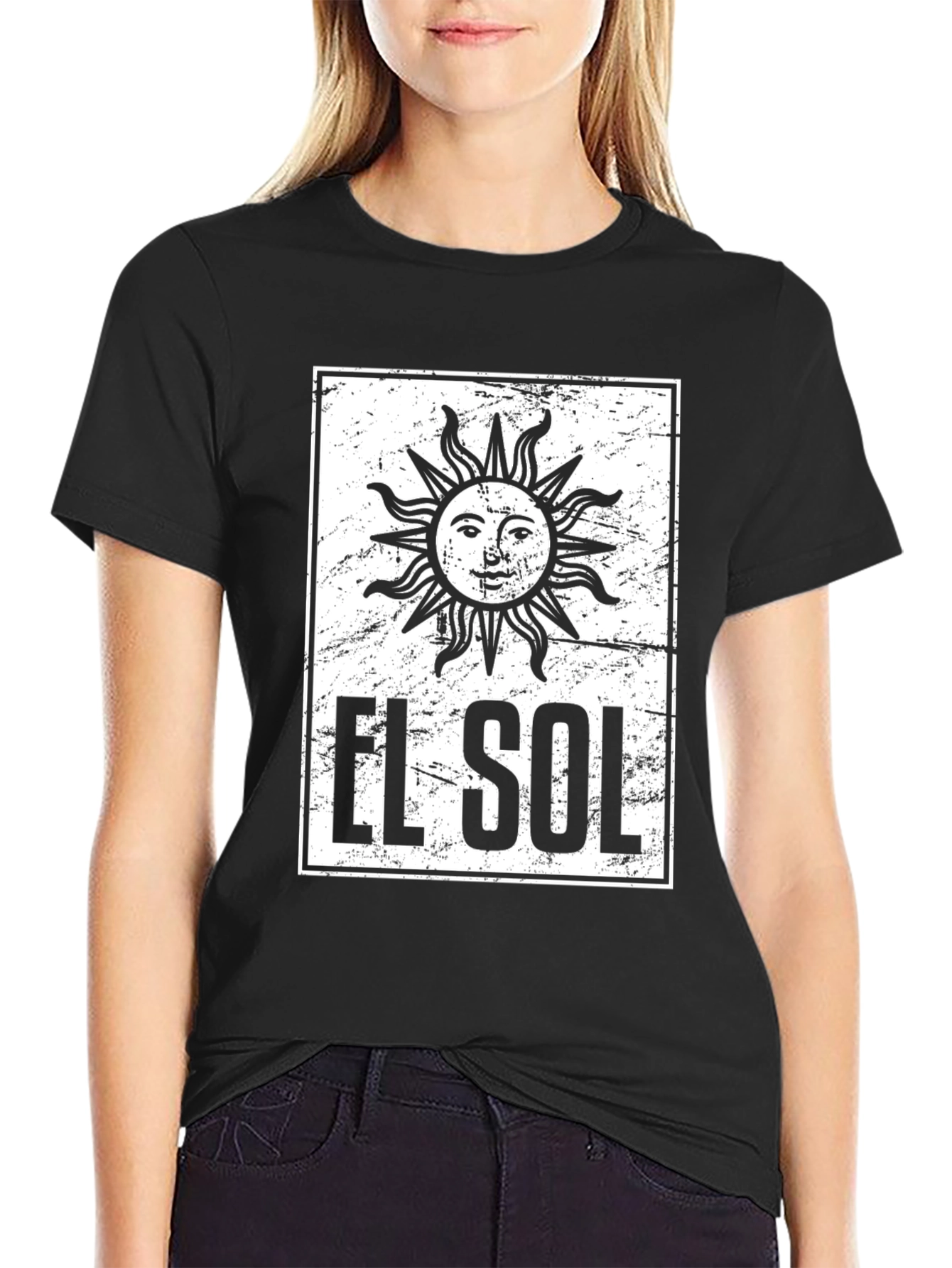 El Sol Graphic Tee -  Stylish Sun Design Shirt