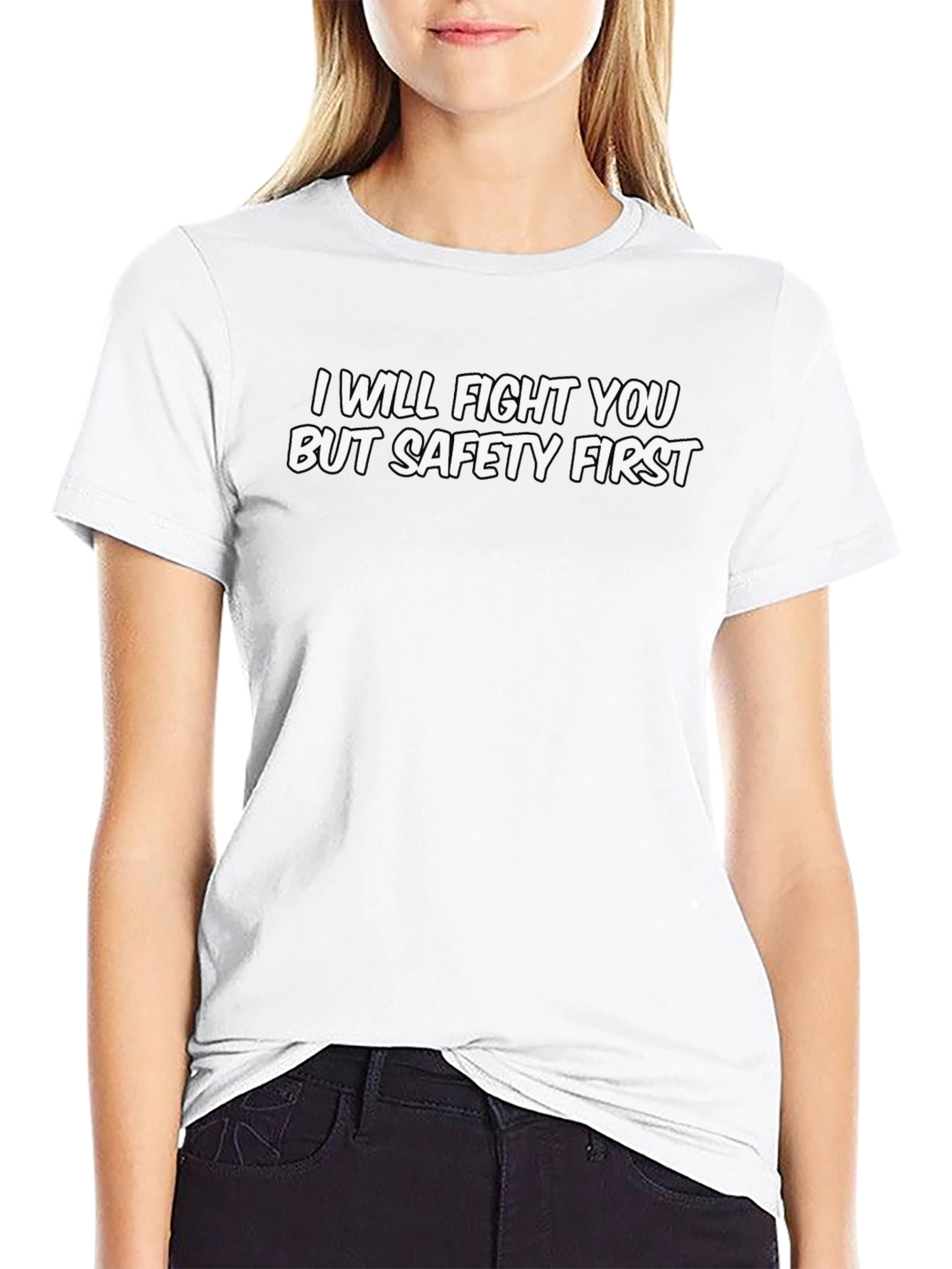 Funny Safety First Graphic Tee