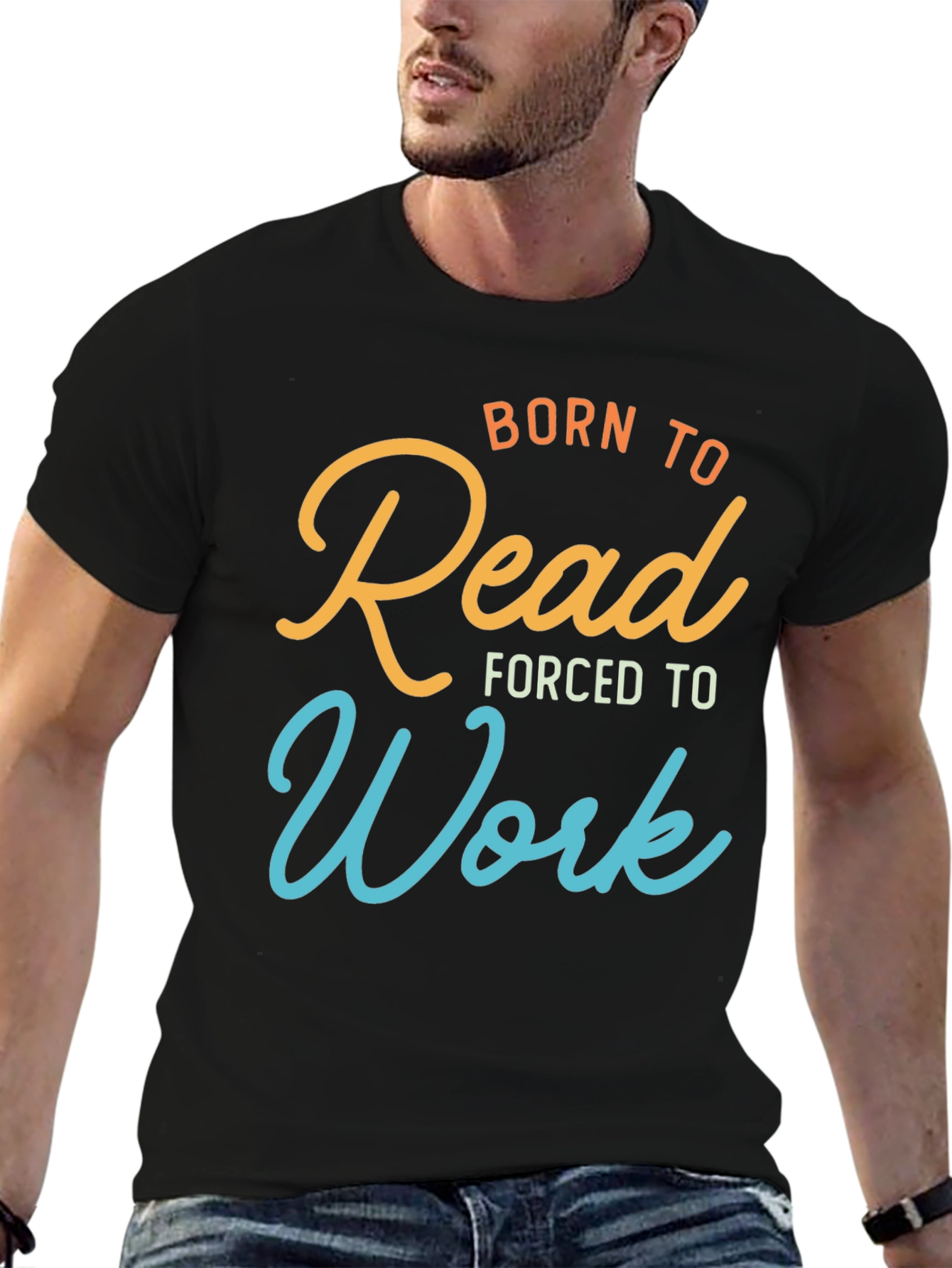 Born to Read T-Shirt Funny Book Lover Tee