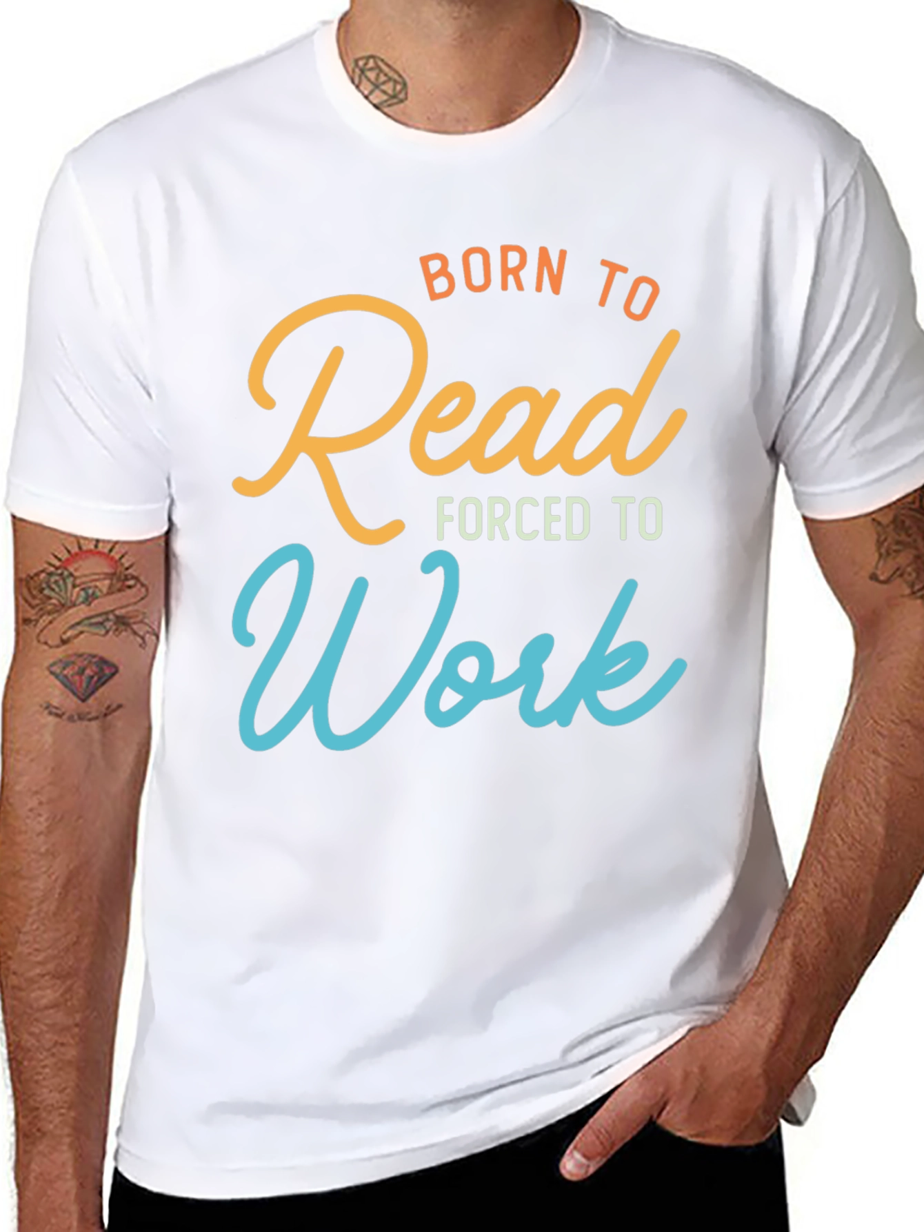 Born to Read T-Shirt Funny Book Lover Tee