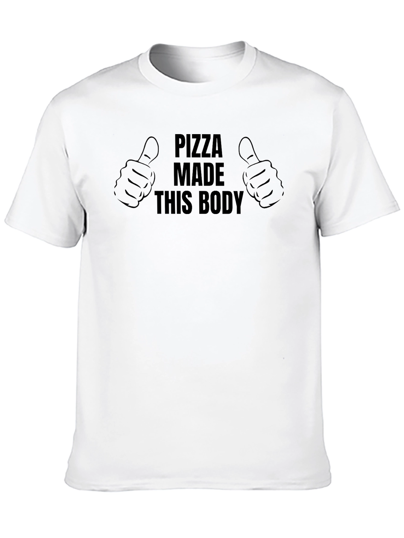 Pizza Made This Body Graphic Tee